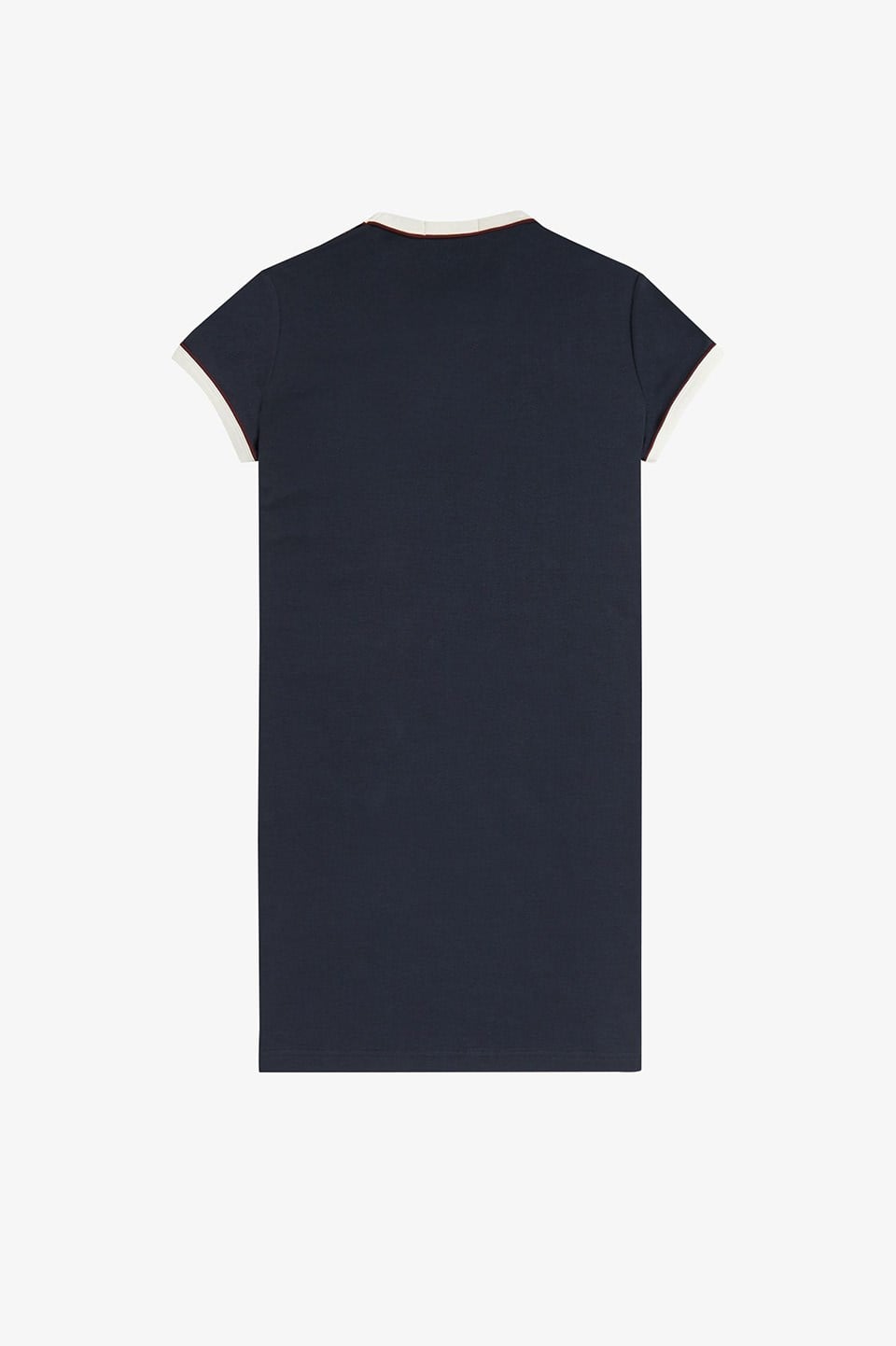 Fred Perry Fred Perry Kadın Normal Kesim V Yaka Logo İşlemeli Kısa Lacivert Elbise D2174-608