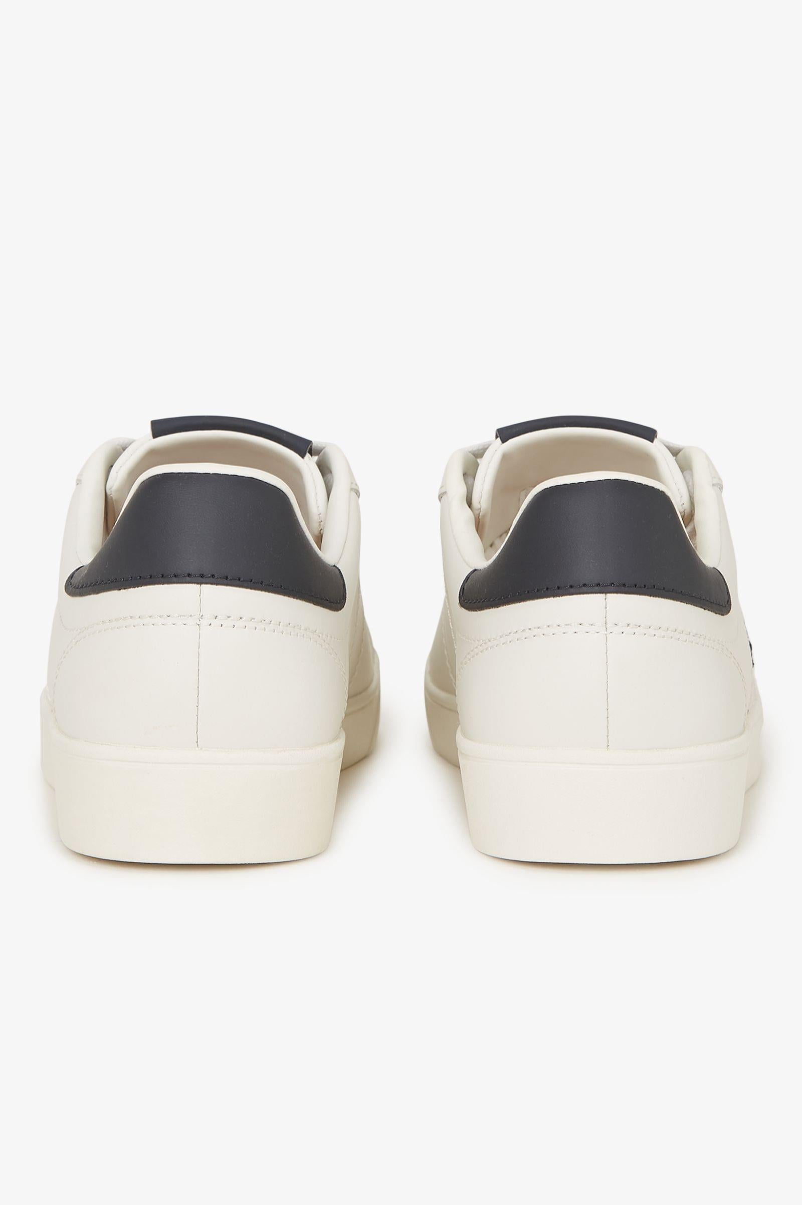 Fred Perry Fred Perry Unısex Düşük Bilekli Rahat Taban Logo İşlemeli Deri Beyaz Sneaker B4334-254
