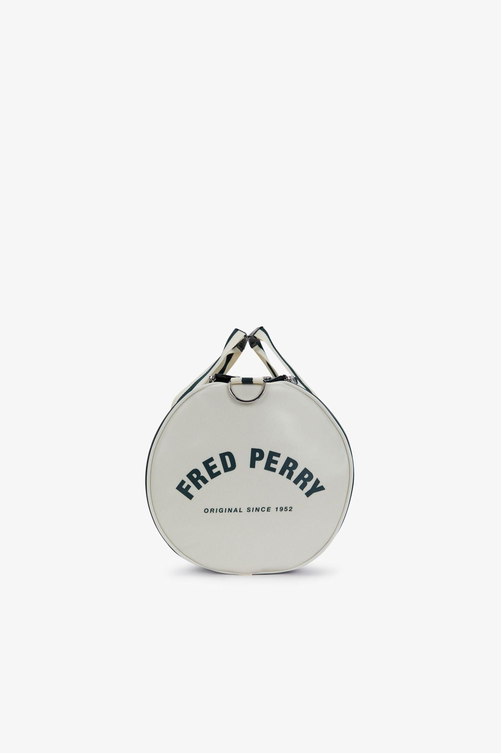 Fred Perry Fred Perry Unısex Geniş İç Hacimli Kısa ve Uzun Askılı Ekstra Fermuar Bölmeli Yeşil Omuz Çantası L7255-81A