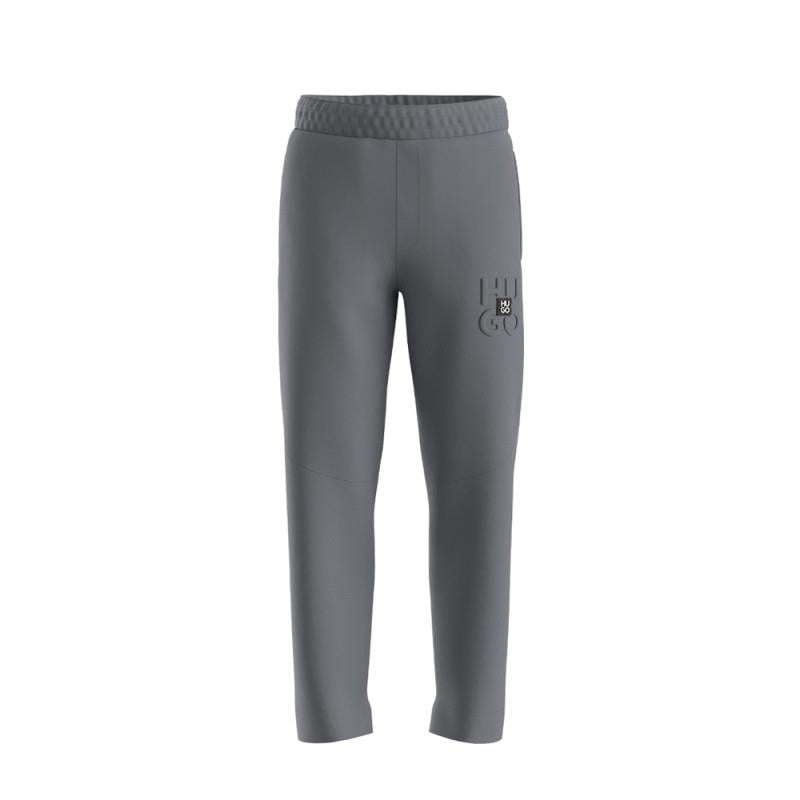 HUGO HUGO Erkek Dokuma Kumaş  Normal Bel  Düz Model Gri Pantolon 50530193-086
