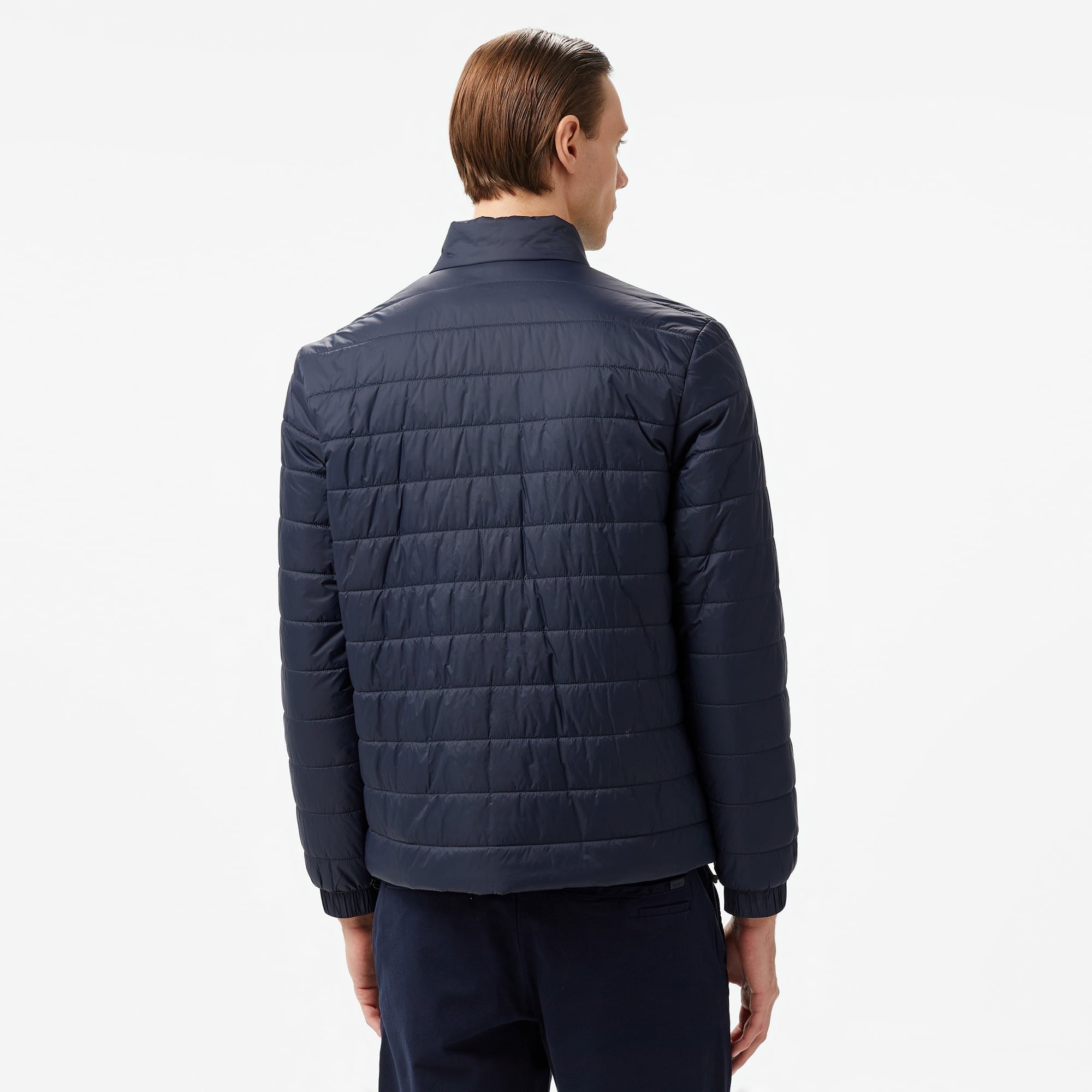 HUGO HUGO Erkek Marka Logo Detaylı Regular Fit Uzun Kollu Lacivert Ceket 50517753-405