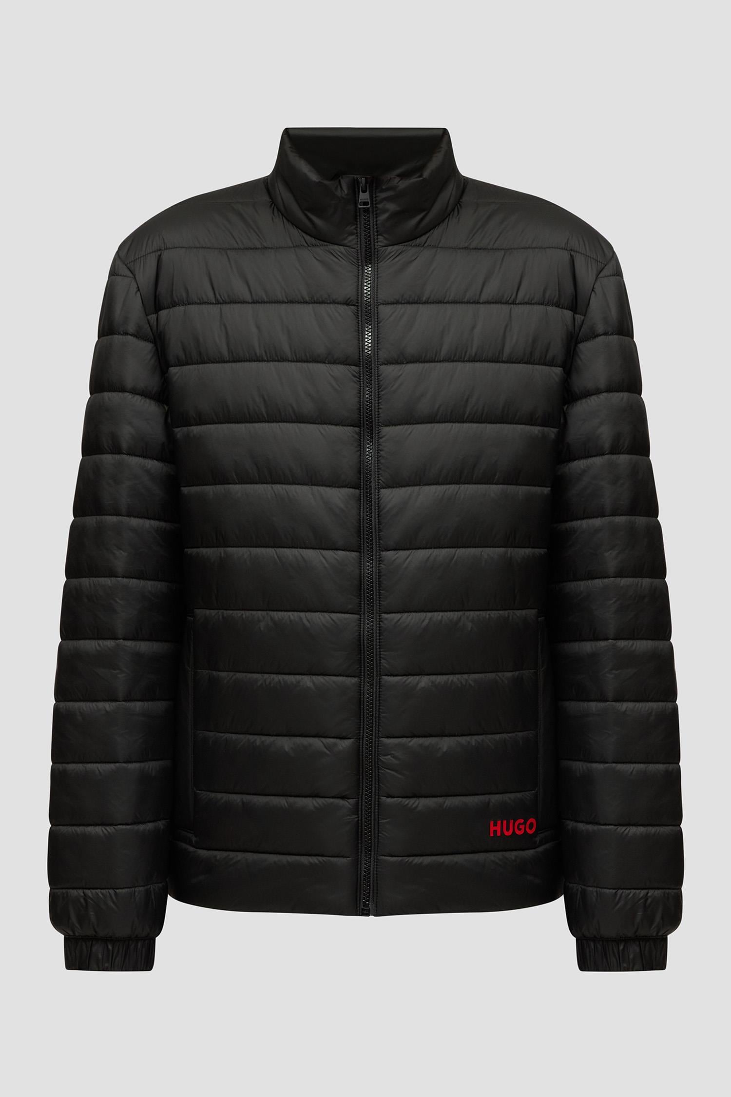 HUGO HUGO Erkek Marka Logo Detaylı Regular Fit Uzun Kollu Siyah Ceket 50517753-001