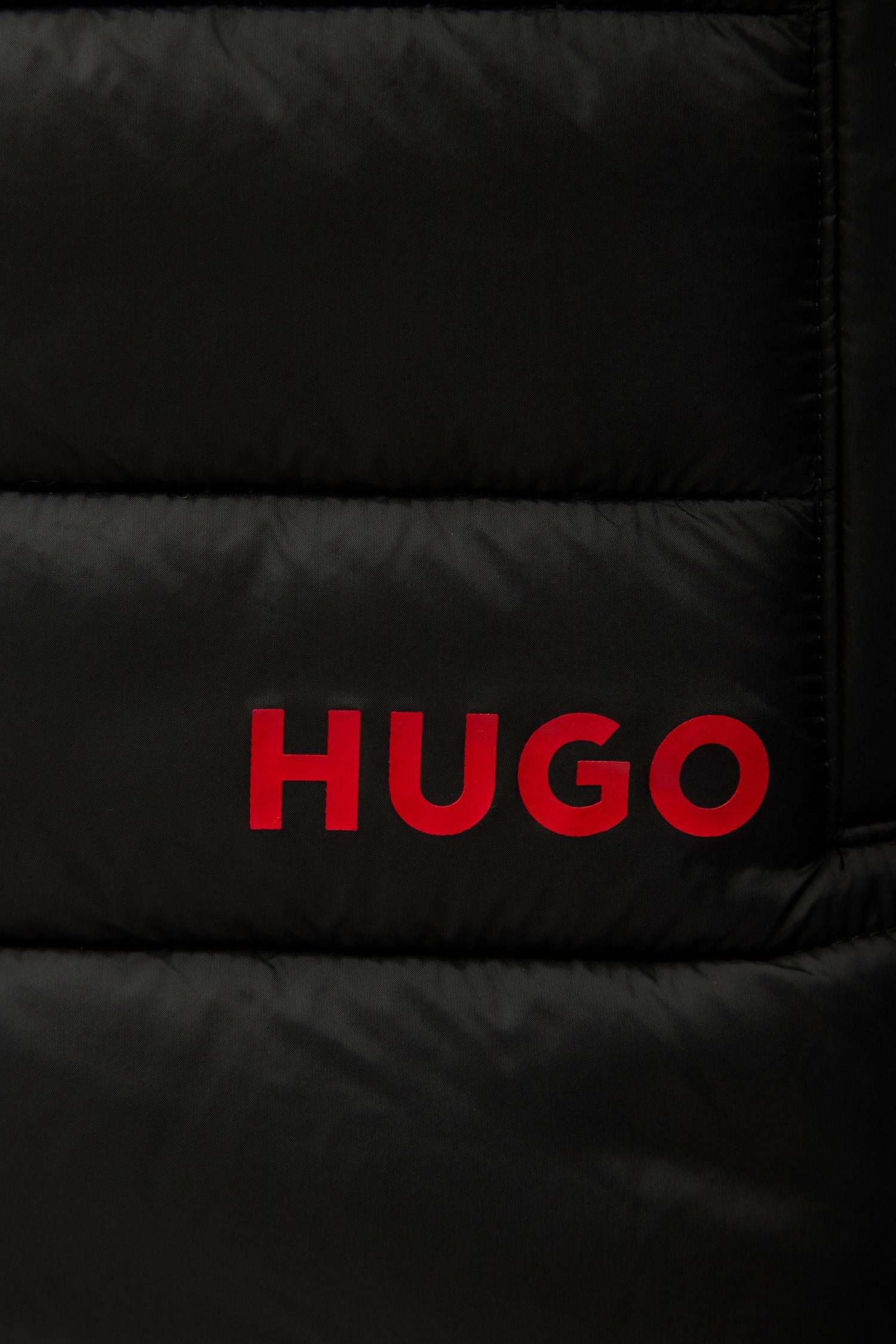 HUGO HUGO Erkek Marka Logo Detaylı Regular Fit Uzun Kollu Siyah Ceket 50517753-001