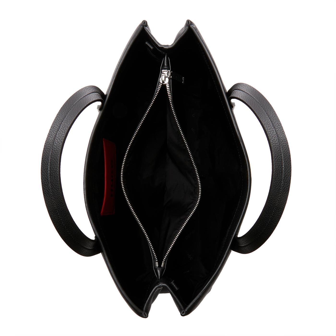 HUGO HUGO Kadın Logo Şerit Askılı Çıkartılabilen Askılı Siyah Omuz Çantası 50490150-002