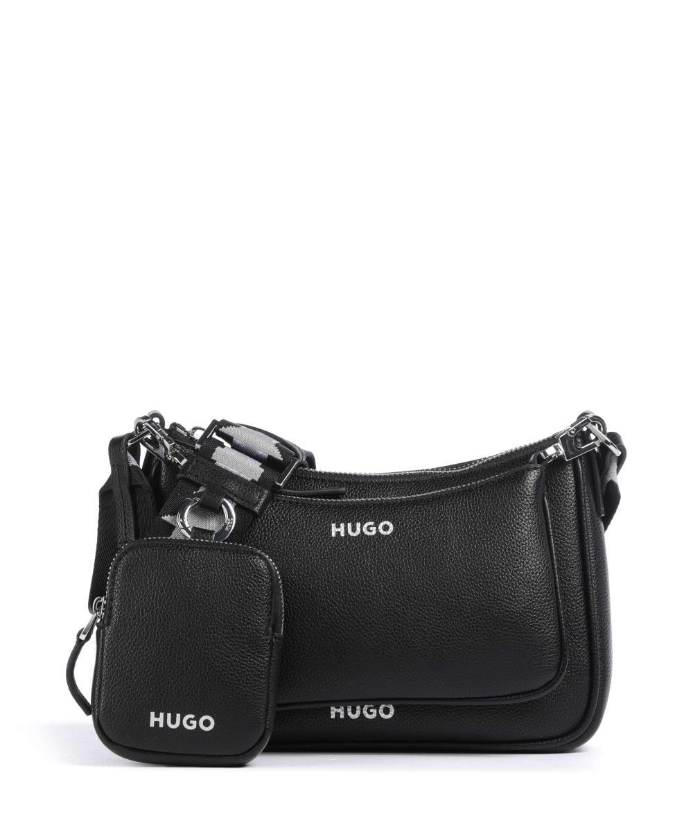 HUGO HUGO Kadın Marka Logolu Ayarlanabilir Omuz Askılı Siyah1 Omuz Çantası 50516579-005