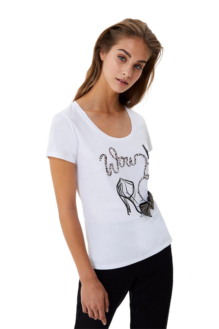 Liu Jo Lıu Jo Kadın Siyah T-Shirt WF0340J0166-222