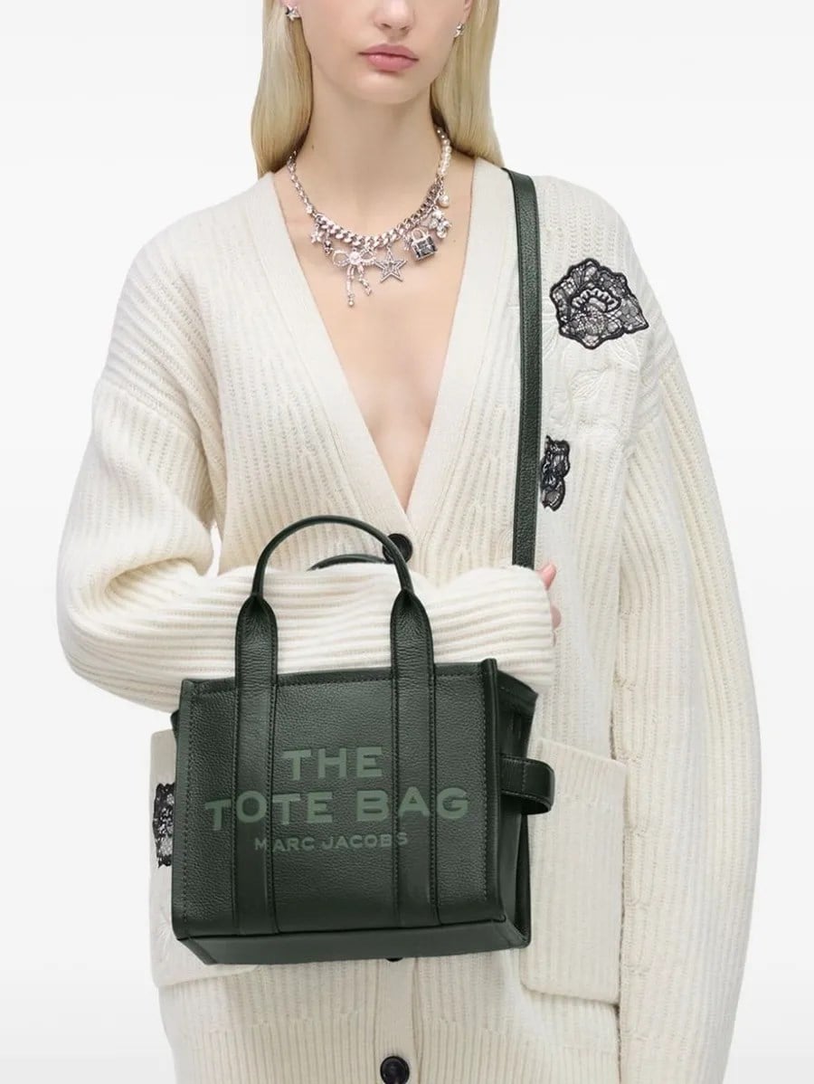 Marc Jacobs Marc Jacobs Kadın Çıkarılabilir Uzun Askılı Fermuarlı Deri Yeşil Omuz Çantası H009L01SP21-308