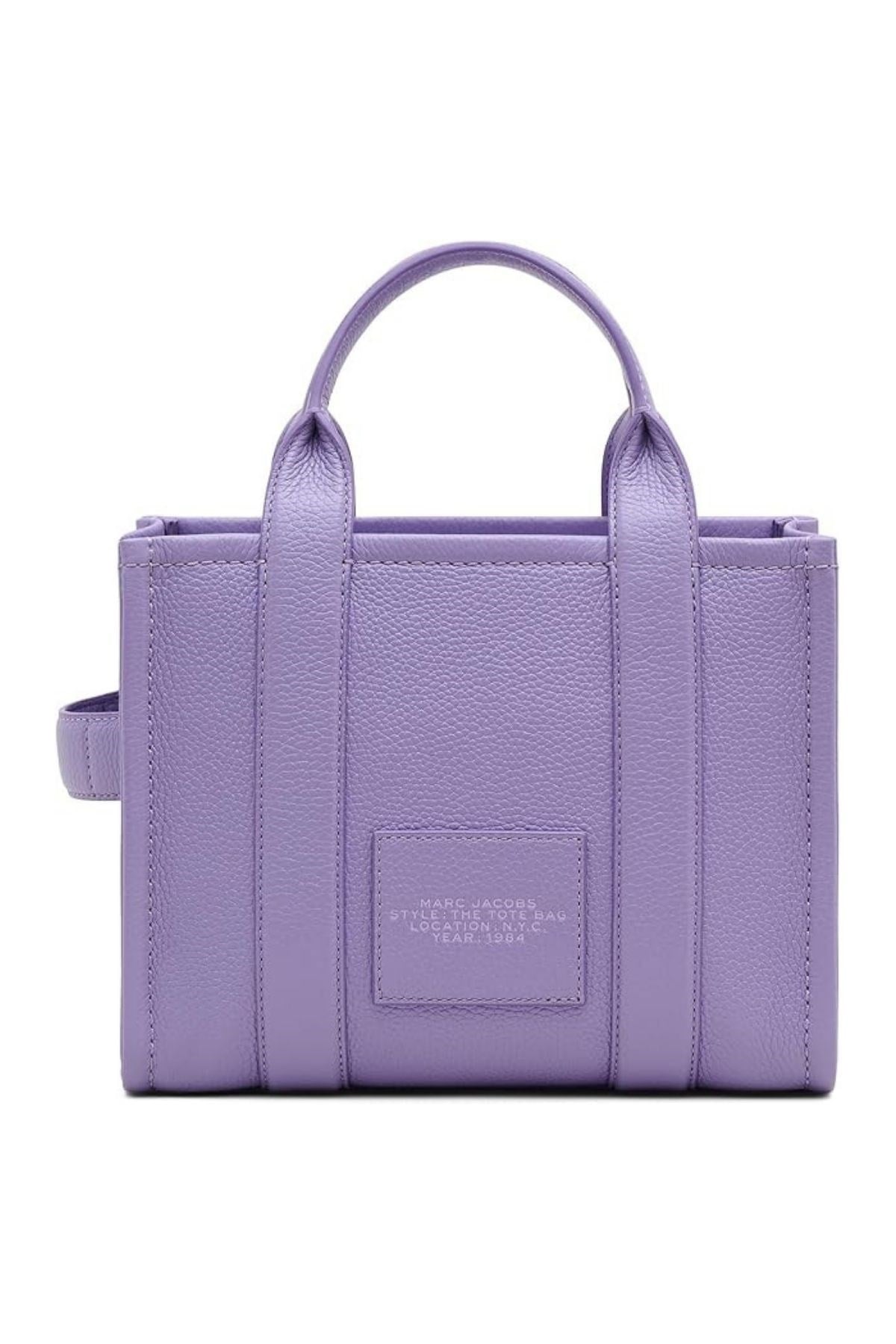 Marc Jacobs Marc Jacobs Kadın Çıkarılabilir Uzun Askılı Fermuarlı Deri Mor Omuz Çantası H009L01SP21-530