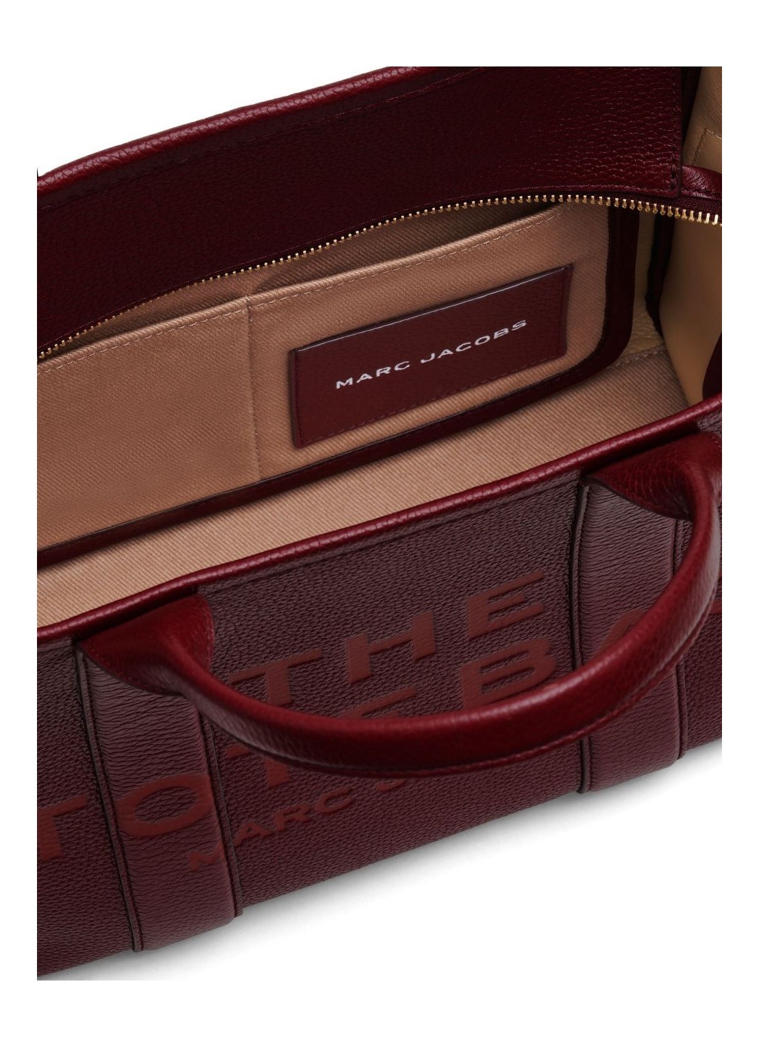 Marc Jacobs Marc Jacobs Kadın Çıkarılabilir Askılı Fermuarlı Deri Bordo Omuz Çantası H004L01PF21-602
