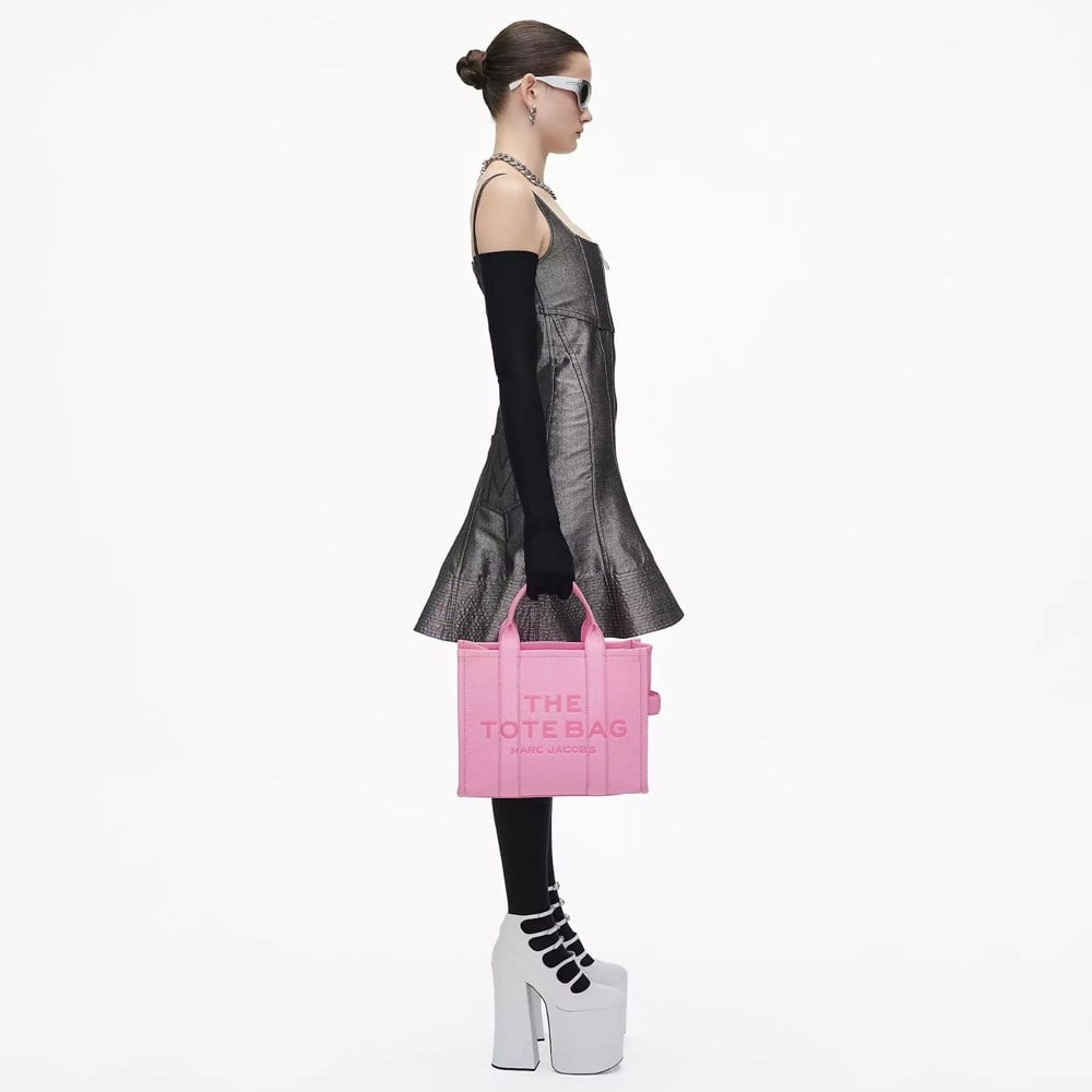 Marc Jacobs Marc Jacobs Kadın Çıkarılabilir Askılı Fermuarlı Deri Pembe1 Omuz Çantası H004L01PF21-691