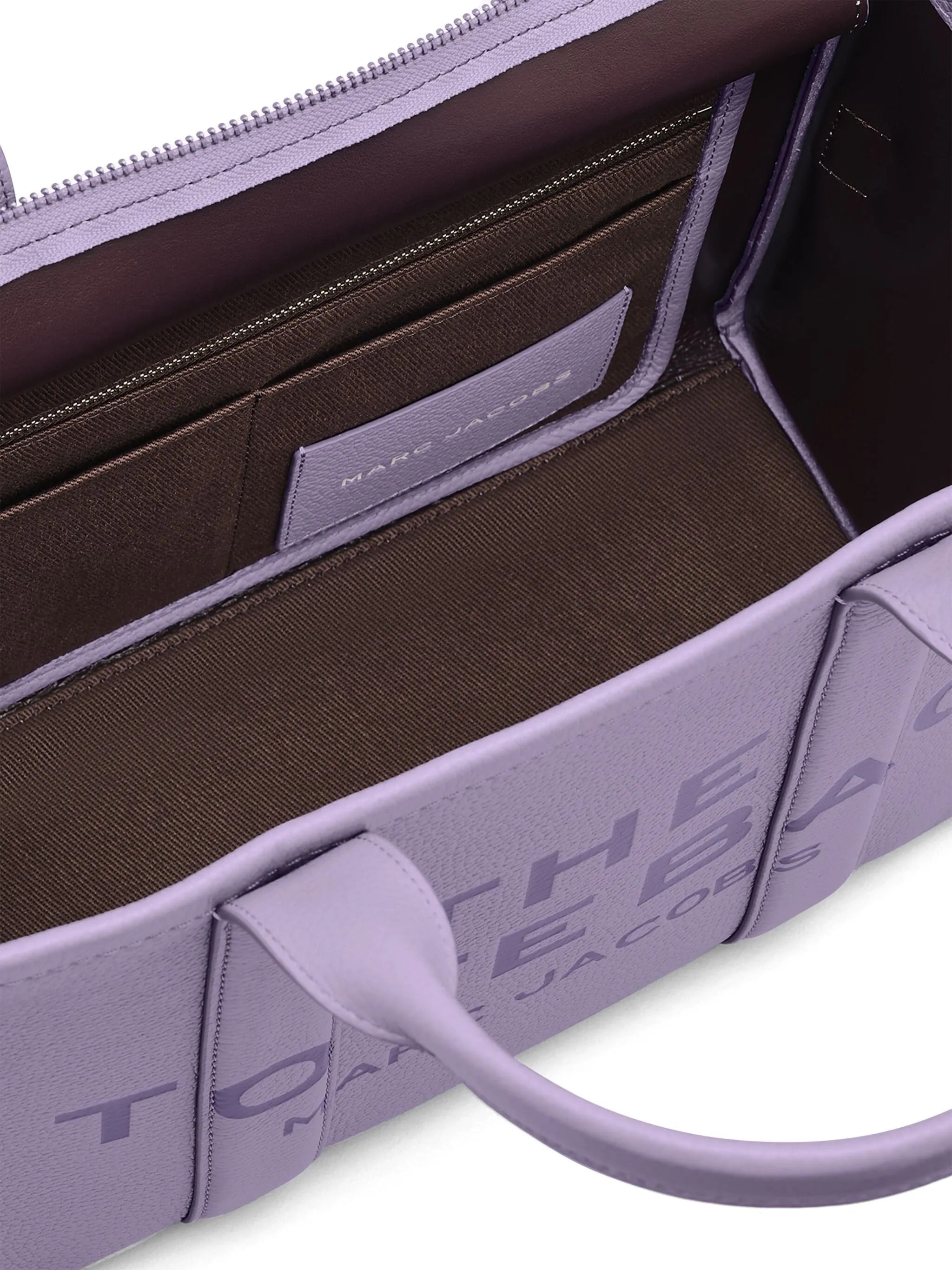 Marc Jacobs Marc Jacobs Kadın Çıkarılabilir Askılı Fermuarlı Deri Lila Omuz Çantası H004L01PF21-533