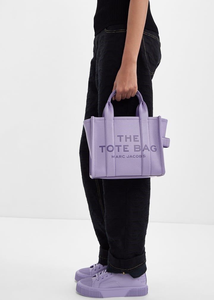 Marc Jacobs Marc Jacobs Kadın Çıkarılabilir Uzun Askılı Fermuarlı Deri Lila Omuz Çantası H009L01SP21-533