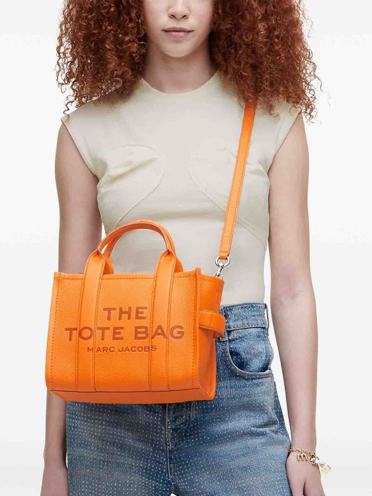 Marc Jacobs Marc Jacobs Kadın Çıkarılabilir Uzun Askılı Fermuarlı Deri Turuncu Omuz Çantası H009L01SP21-818
