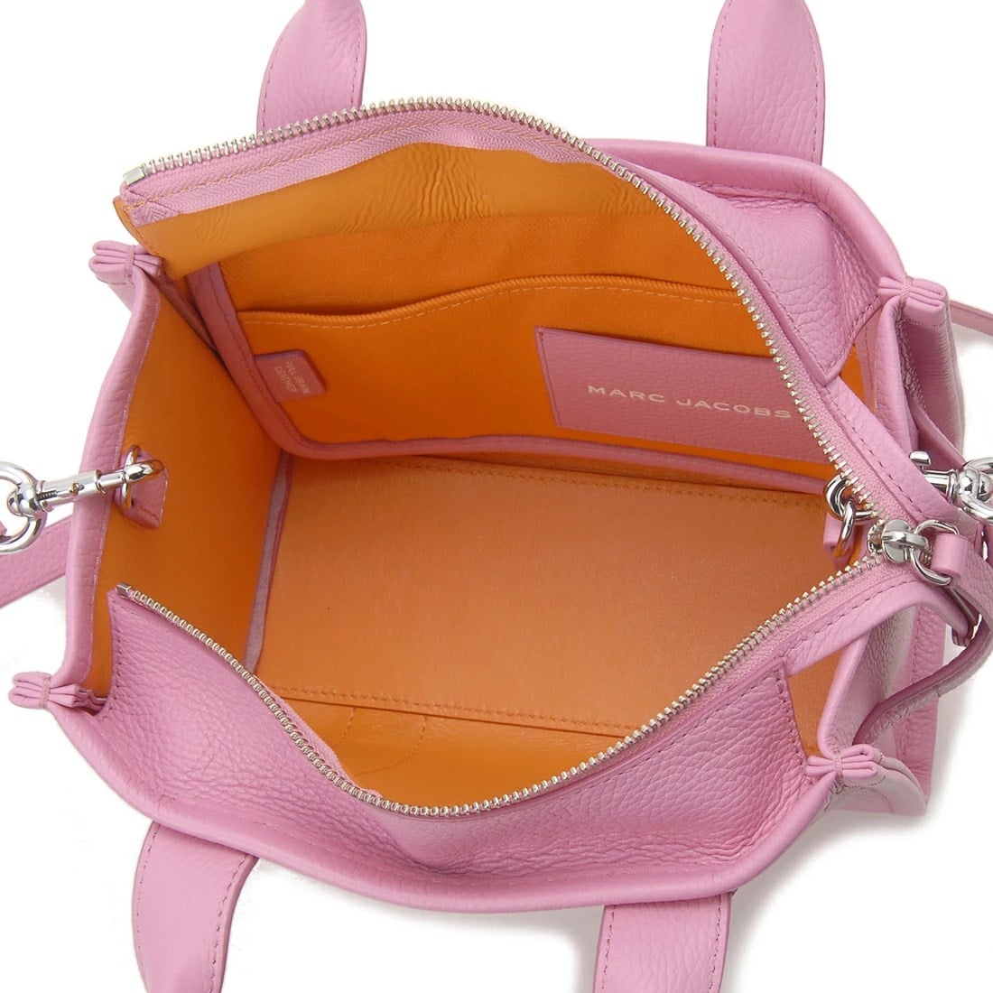Marc Jacobs Marc Jacobs Kadın Çıkarılabilir Uzun Askılı Fermuarlı Deri Pembe Omuz Çantası H009L01SP21-675