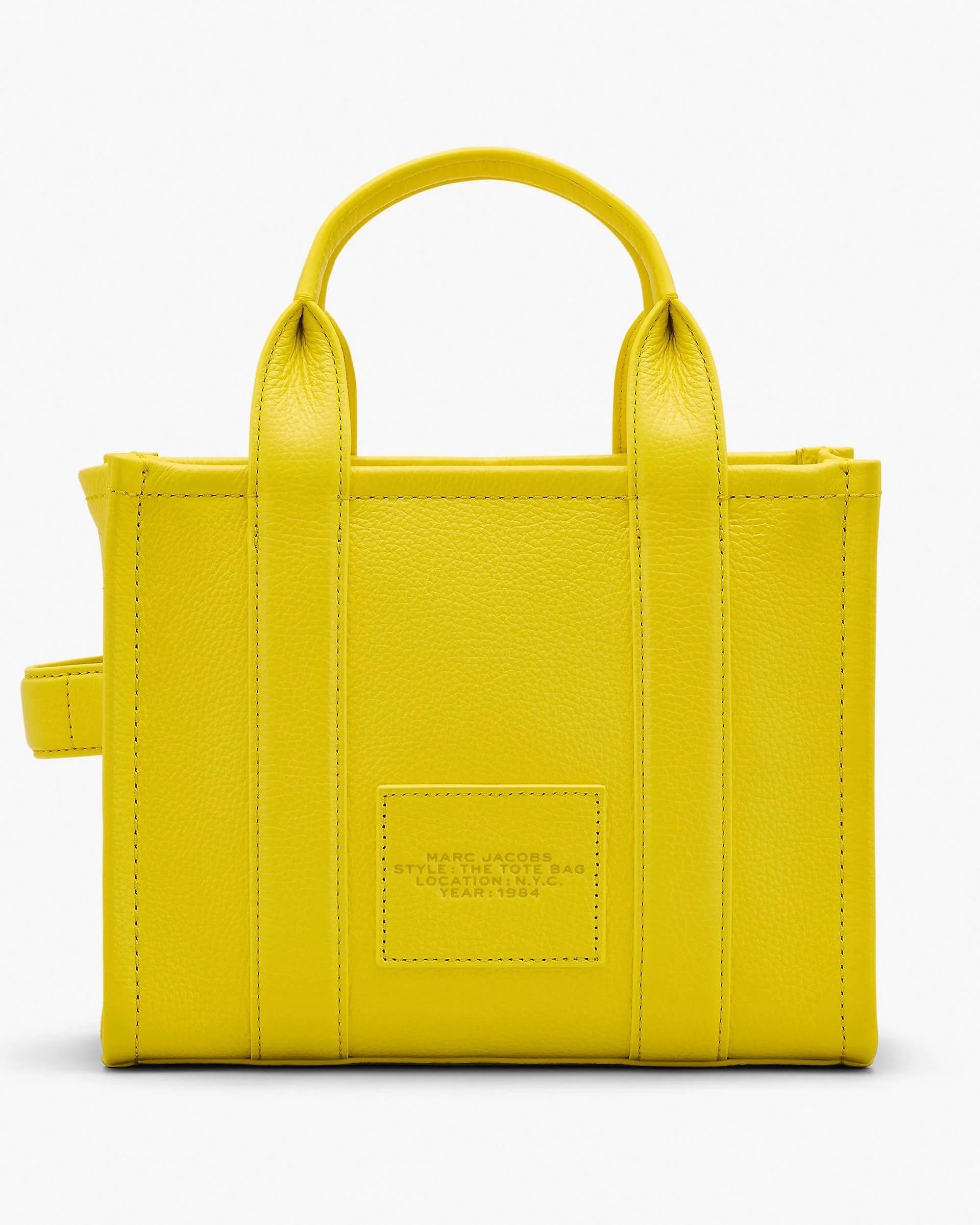 Marc Jacobs Marc Jacobs Kadın Çıkarılabilir Uzun Askılı Fermuarlı Deri Sarı Omuz Çantası H009L01SP21-790