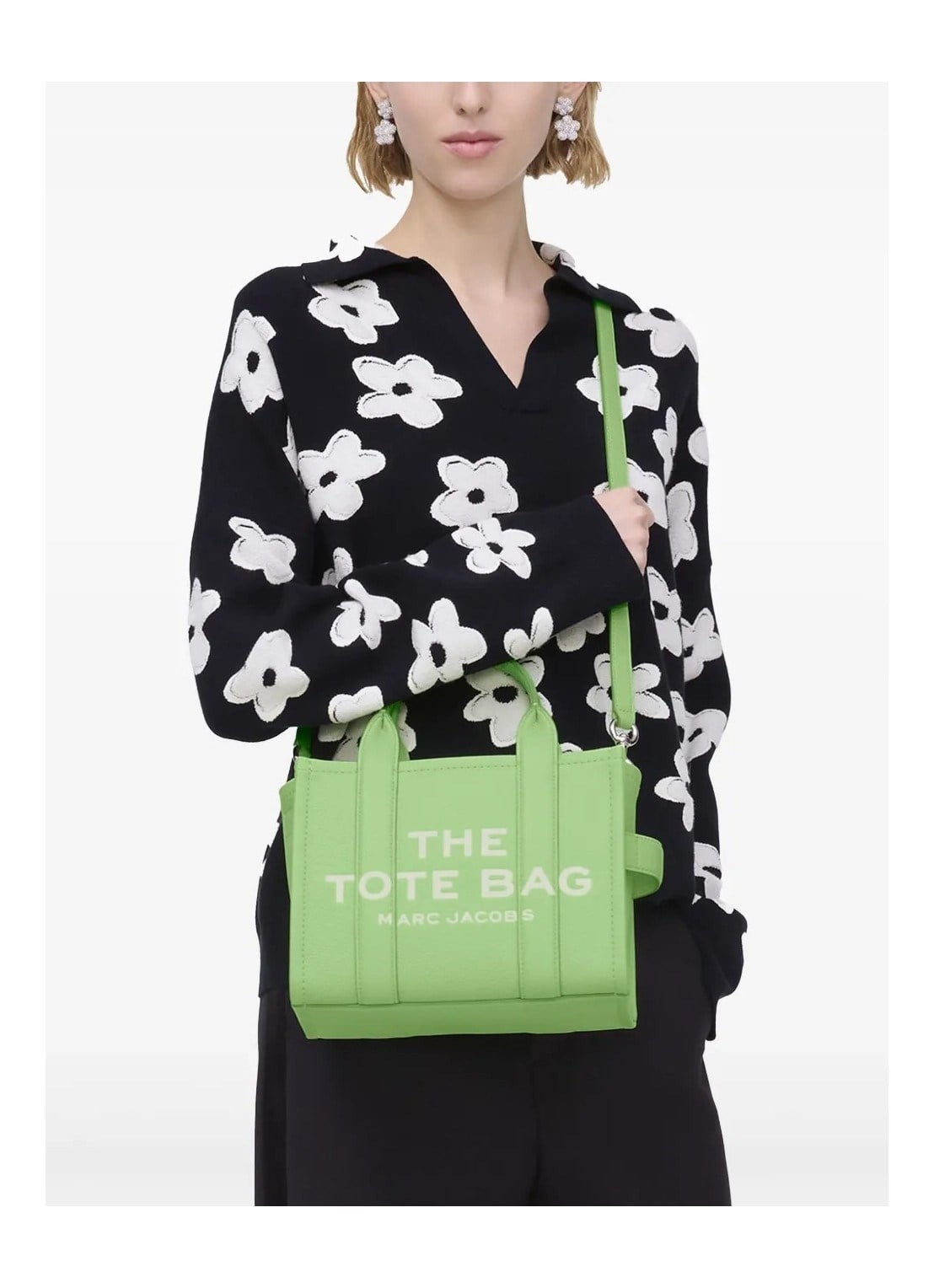 Marc Jacobs Marc Jacobs Kadın Çıkarılabilir Uzun Askılı Fermuarlı Deri Yeşil1 Omuz Çantası H009L01SP21-398