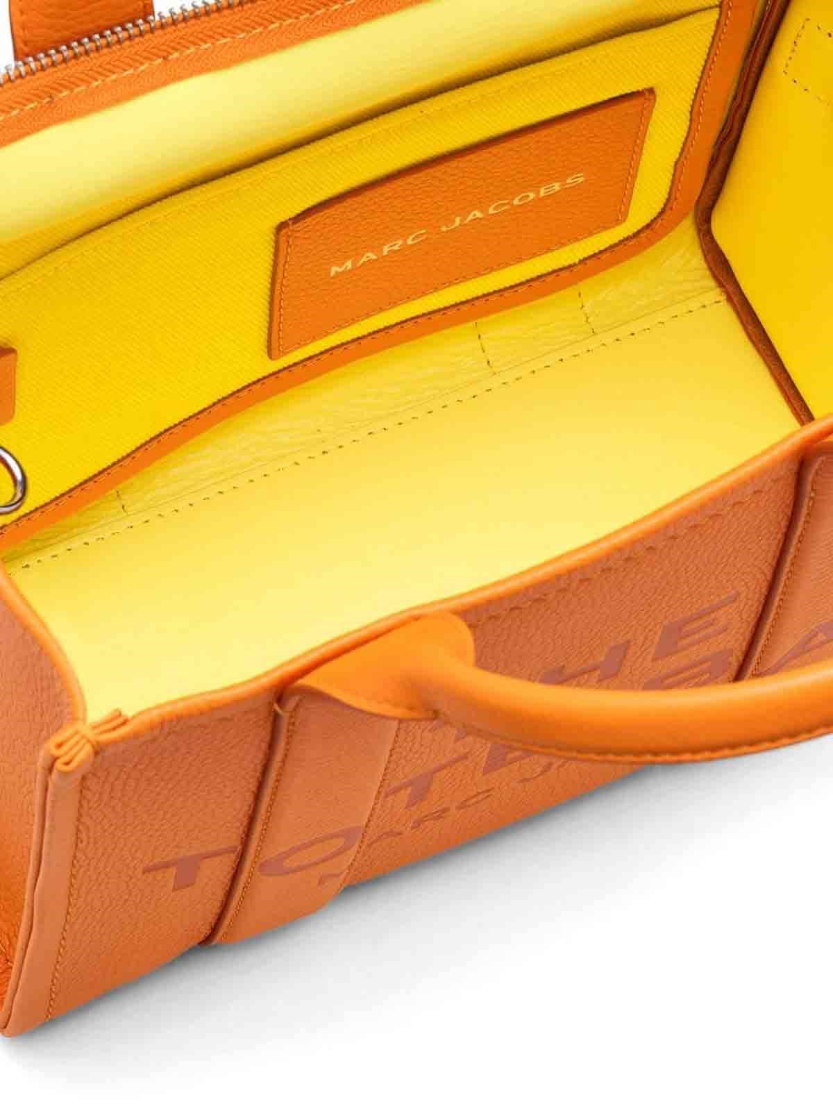 Marc Jacobs Marc Jacobs Kadın Çıkarılabilir Uzun Askılı Fermuarlı Deri Turuncu Omuz Çantası H009L01SP21-818