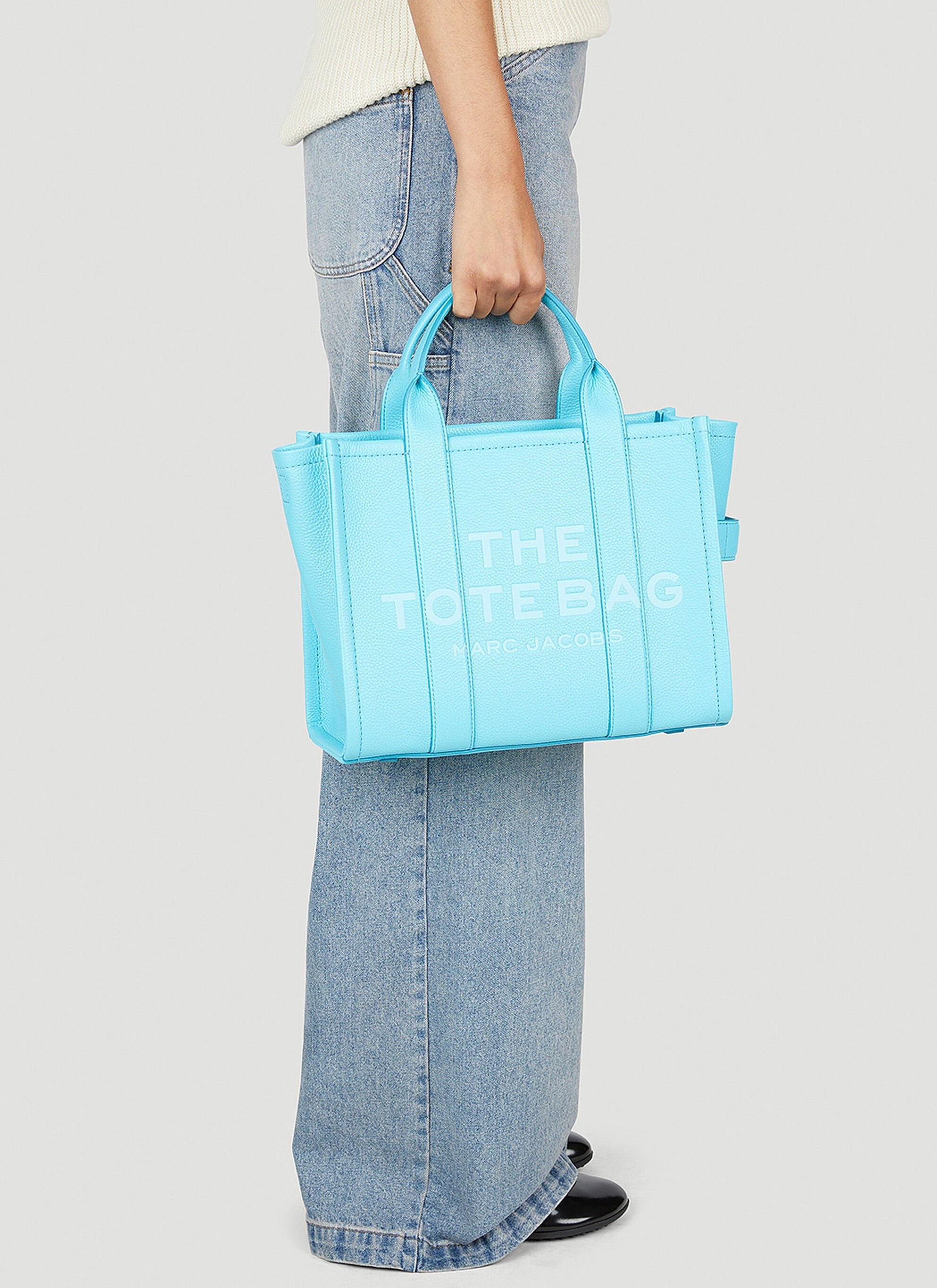 Marc Jacobs Marc Jacobs Kadın Çıkarılabilir Askılı Fermuarlı Deri Mavi Omuz Çantası H004L01PF21-444