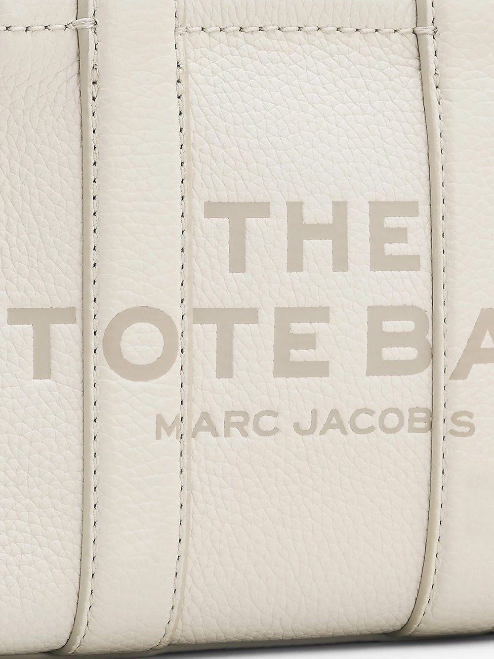 Marc Jacobs Marc Jacobs Kadın Fermuar Kapamalı Logo Detaylı Deri Mini Ekru Omuz Çantası H053L01RE22-140