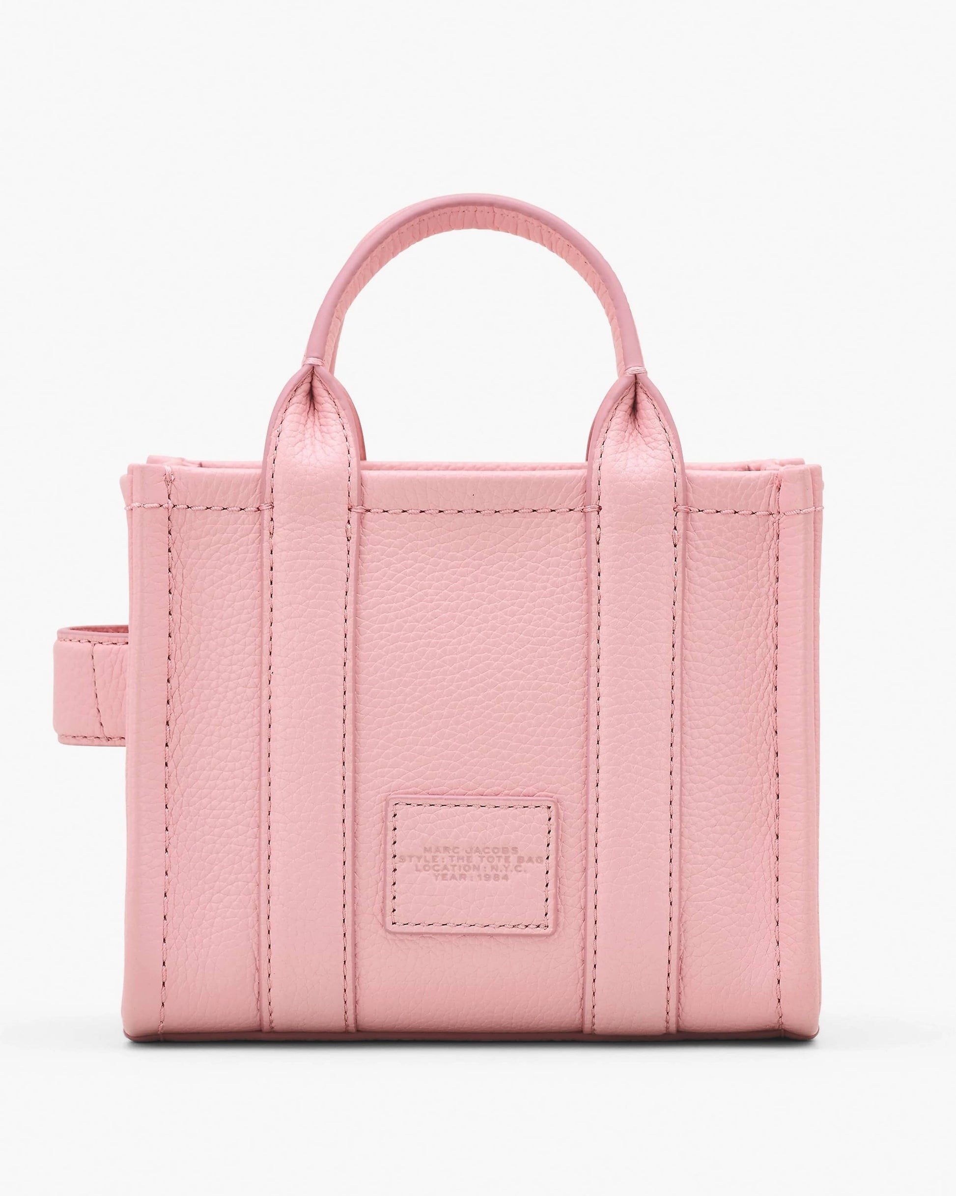 Marc Jacobs Marc Jacobs Kadın Fermuar Kapamalı Logo Detaylı Deri Mini Pembe1 Omuz Çantası H053L01RE22-669