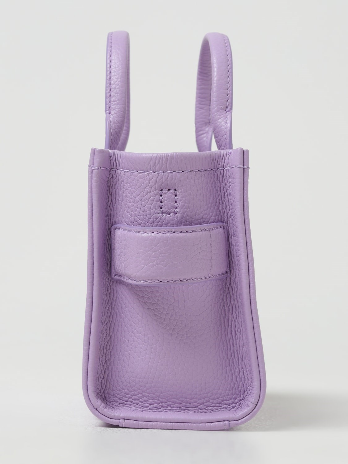 Marc Jacobs Marc Jacobs Kadın Fermuar Kapamalı Logo Detaylı Deri Mini Mor Omuz Çantası H053L01RE22-545
