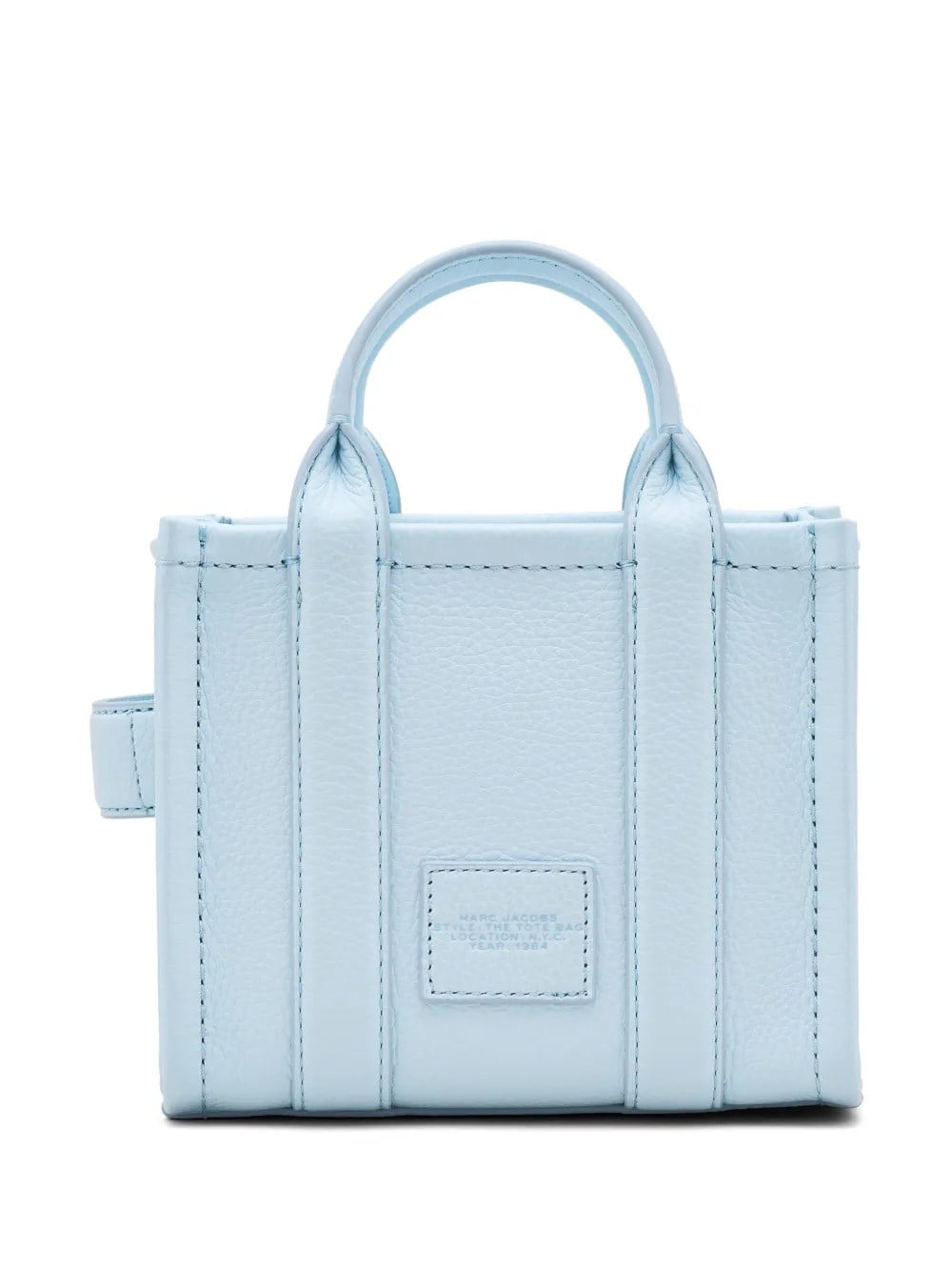 Marc Jacobs Marc Jacobs Kadın Fermuar Kapamalı Logo Detaylı Deri Mini Mavi1 Omuz Çantası H053L01RE22-465