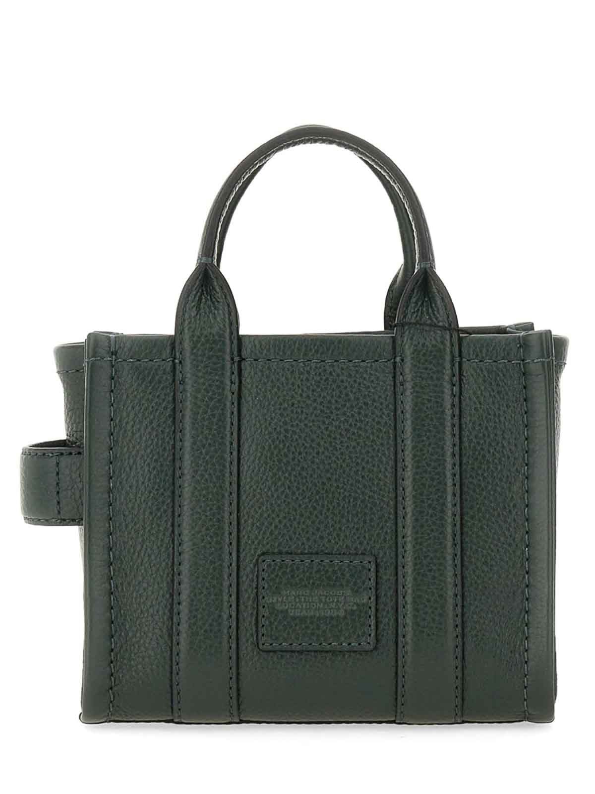 Marc Jacobs Marc Jacobs Kadın Fermuar Kapamalı Logo Detaylı Deri Mini Yeşil Omuz Çantası H053L01RE22-308