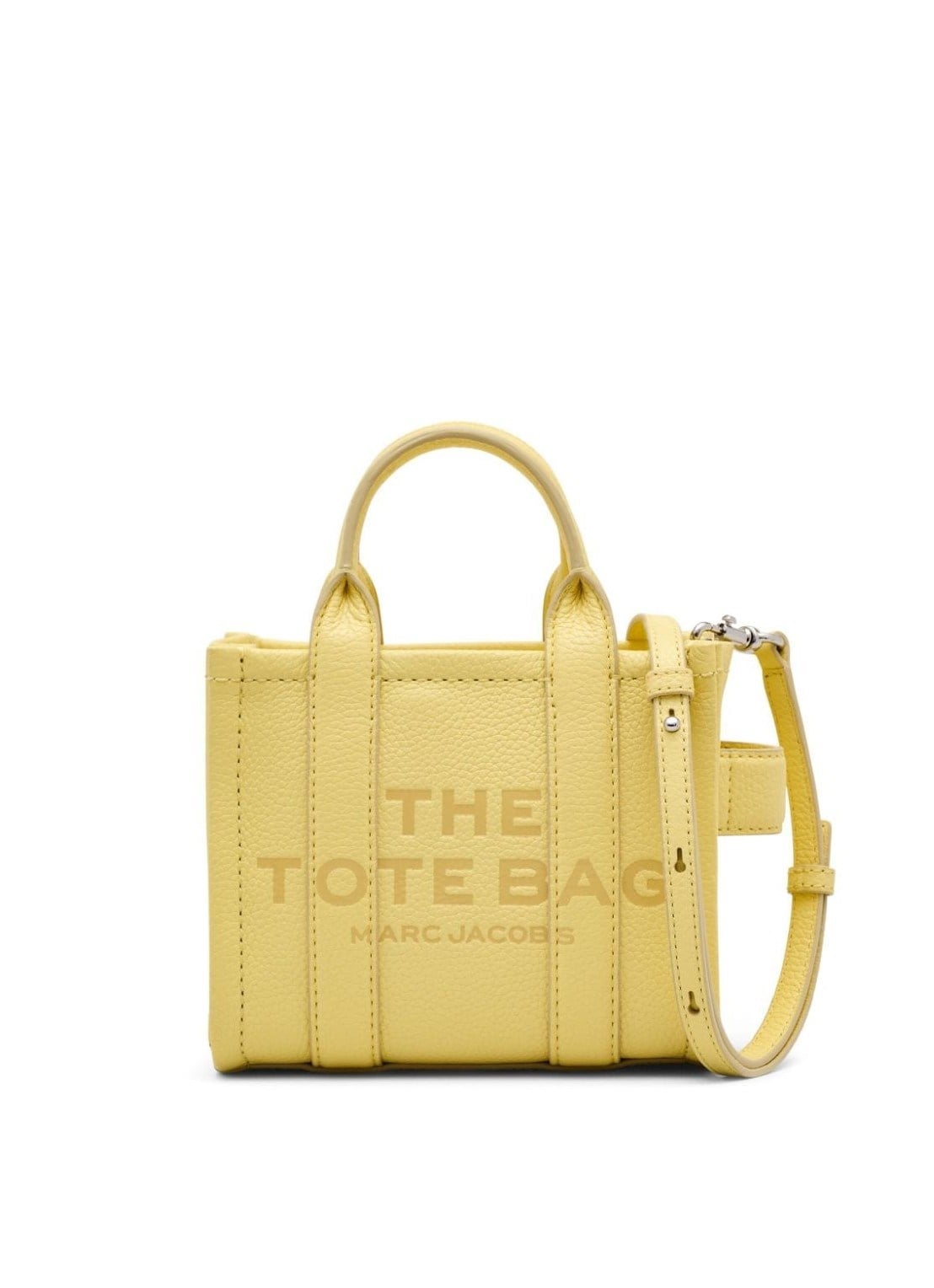 Marc Jacobs Marc Jacobs Kadın Fermuar Kapamalı Logo Detaylı Deri Mini Sarı Omuz Çantası H053L01RE22-740