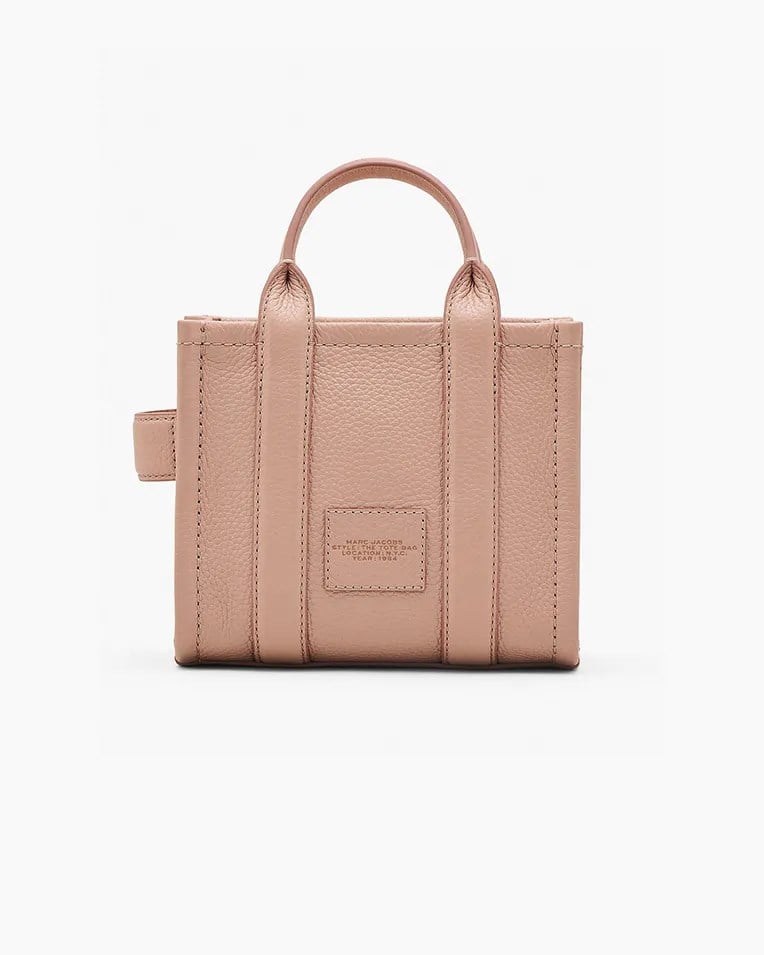 Marc Jacobs Marc Jacobs Kadın Fermuar Kapamalı Logo Detaylı Deri Mini Pudra Omuz Çantası H053L01RE22-624