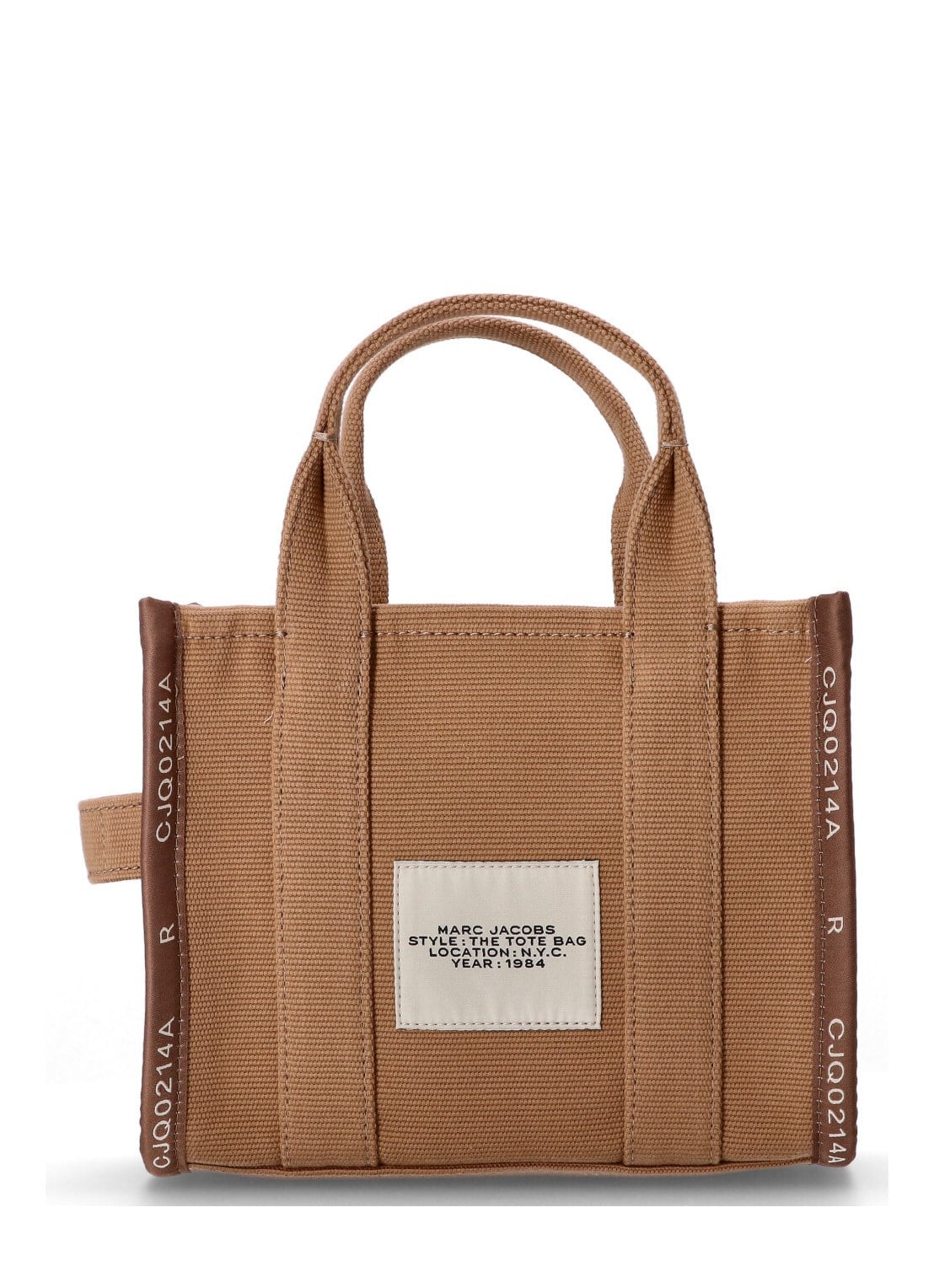 Marc Jacobs Marc Jacobs Kadın Logo Detaylı Ayalabilir ve Çıkarılabilir Askılı Jakarlı Kanvas Bej Omuz Çantası M0017025-230
