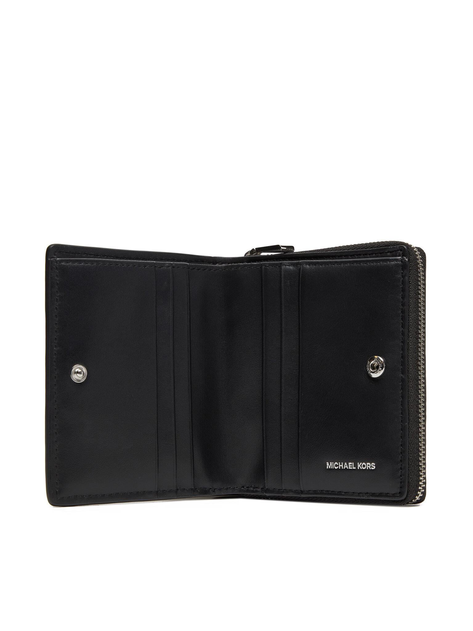 Michael Kors Michael Kors Kadın Deri Bölmelı Kartlık Siyah Cüzdan 32S5S8ED1L-BLACK