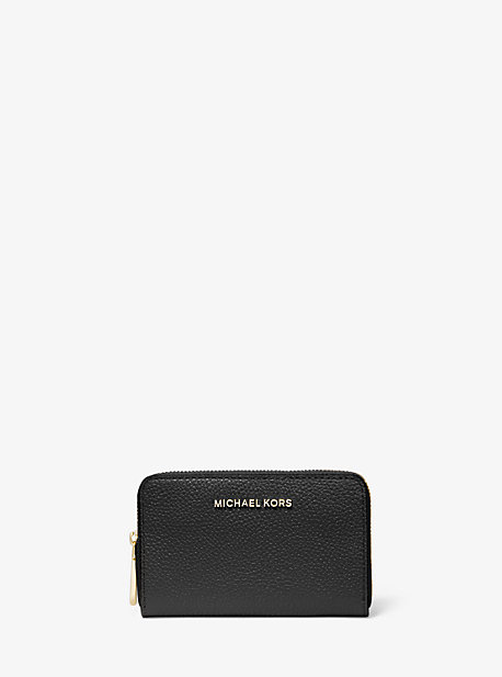 Michael Kors Michael Kors Kadın Kabartma Logo Detaylı Fermuarlı Ekstra Bölmeli Siyah Cüzdan 32T4GJ6Z5L-BLACK