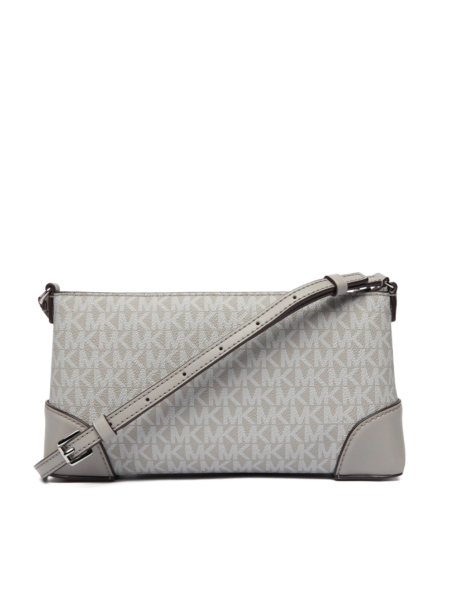 Michael Kors Michael Kors Kadın MK Deri Ayarlanabilir Askı İç Bölmeli Gri Omuz Çantası 32R6S1WC1B-QUARYGREY