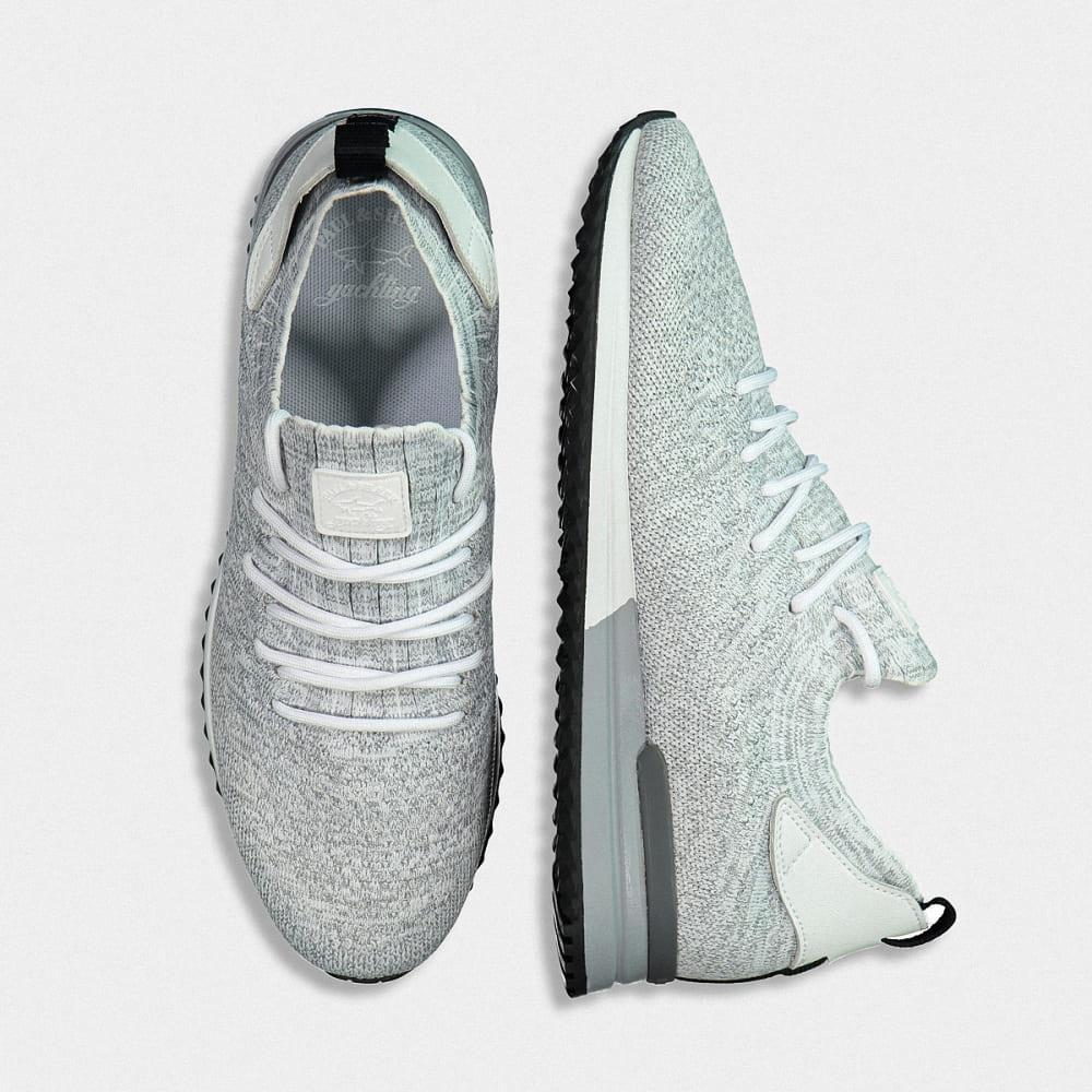 Paul Shark Paul Shark Erkek Bağcıklı Yürüyüş Logo Detaylı Gri Sneaker 22418012-104