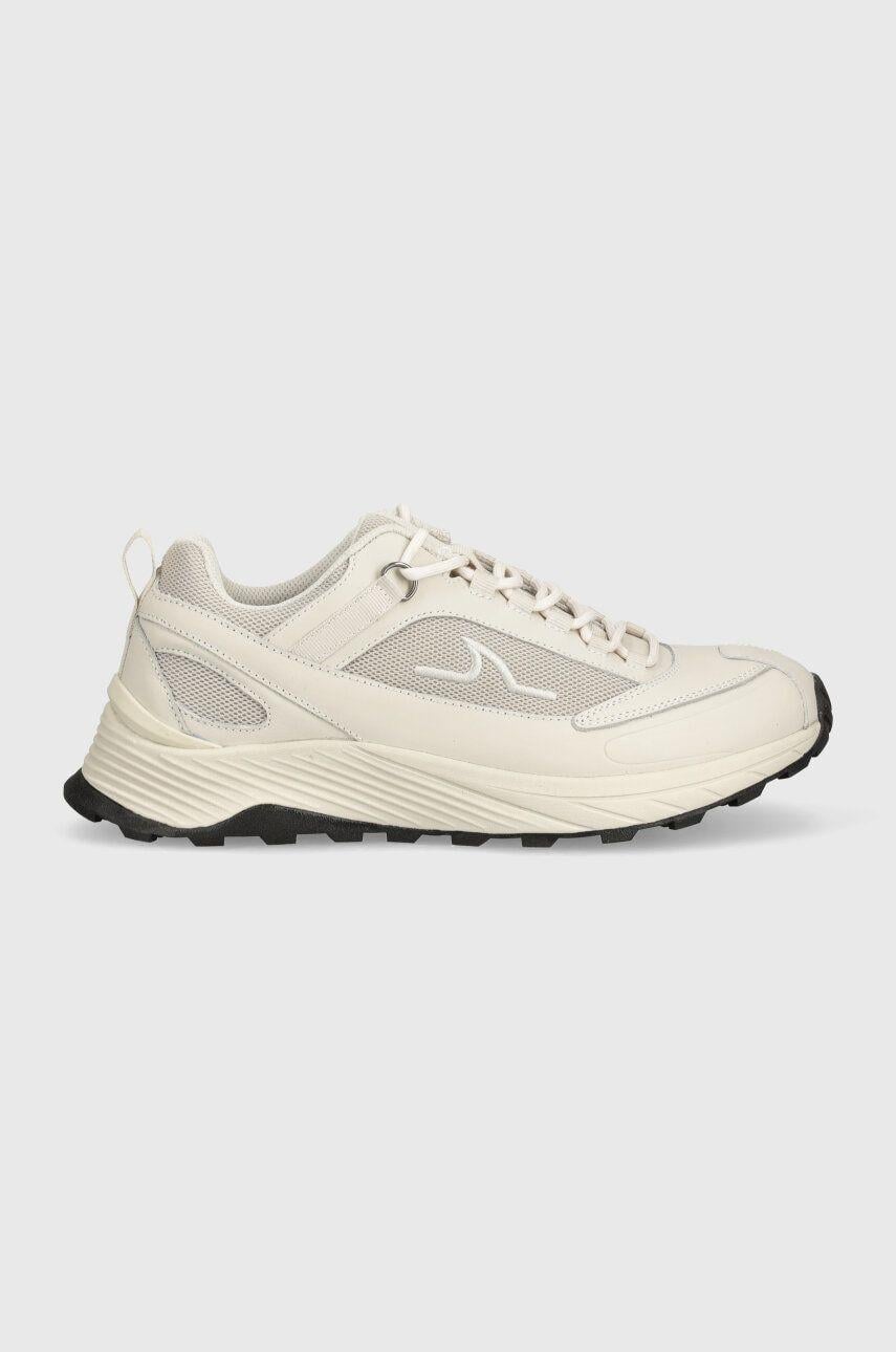Paul Shark Paul Shark Erkek Bağcıklı Yürüyüş Logo Detaylı Gri Sneaker 24418008-010