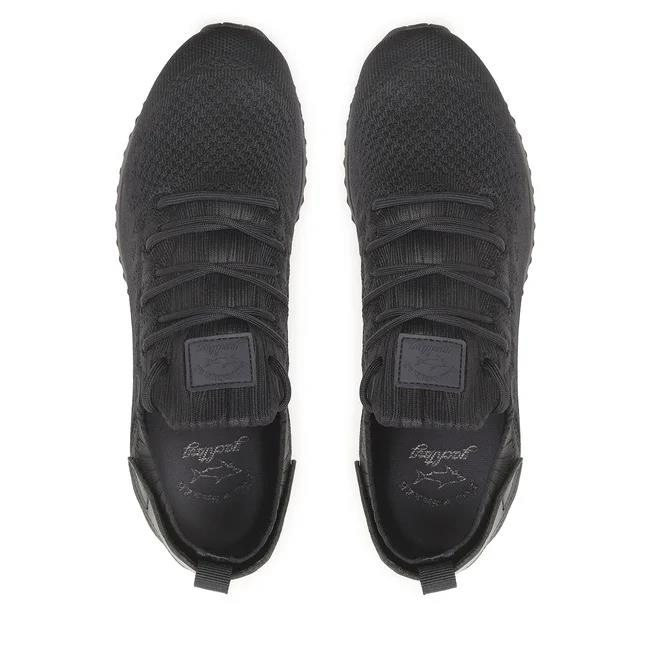 Paul Shark Paul Shark Erkek Bağcıklı Yürüyüş Logo Detaylı Siyah Sneaker 22418012-103