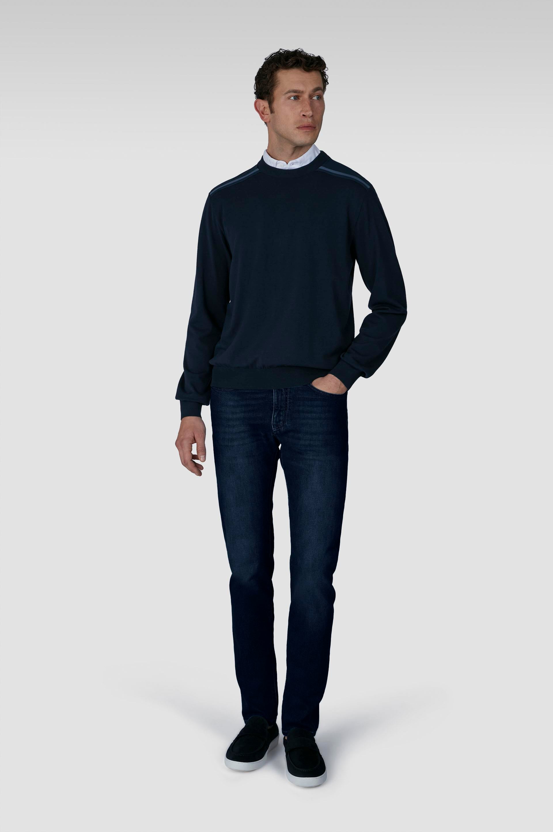 Paul Shark Paul Shark Erkek Denim Kumaş  Normal Bel Düz Model Lacivert Jeans 25414105-J03