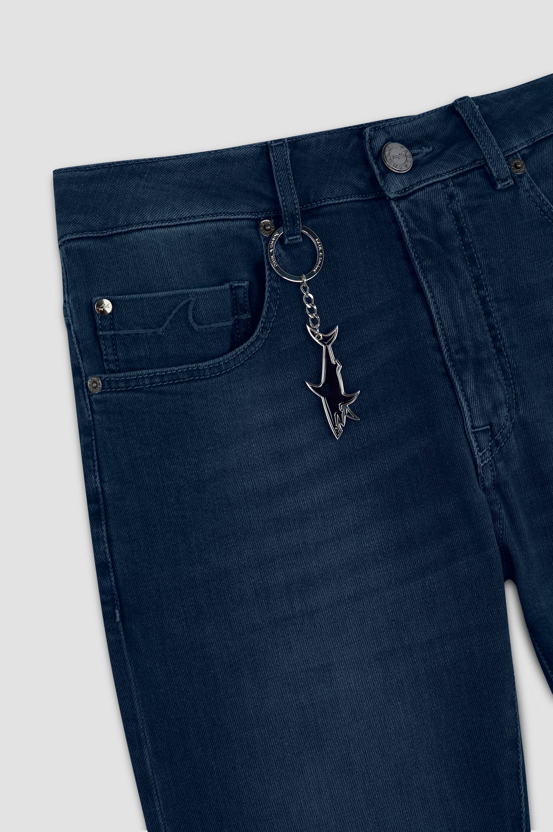 Paul Shark Paul Shark Erkek Denim Kumaş  Normal Bel Düz Model Lacivert Jeans 25414105-J03