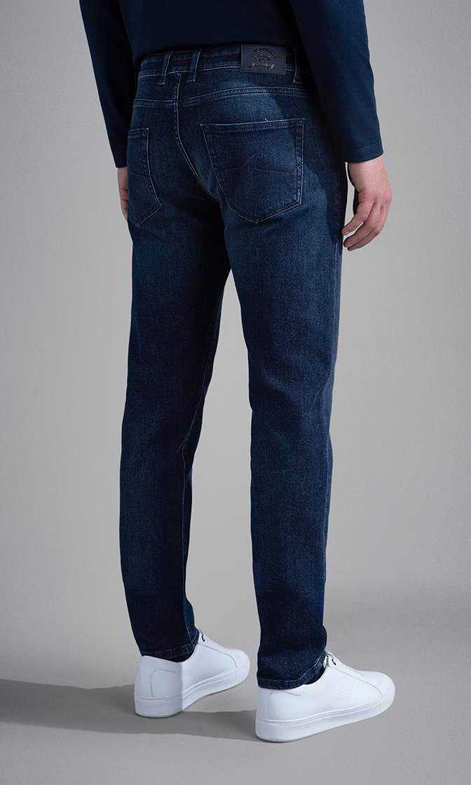 Paul Shark Paul Shark Erkek Denim Kumaş  Normal Bel Düz Model Mavi Jeans 13314110-002