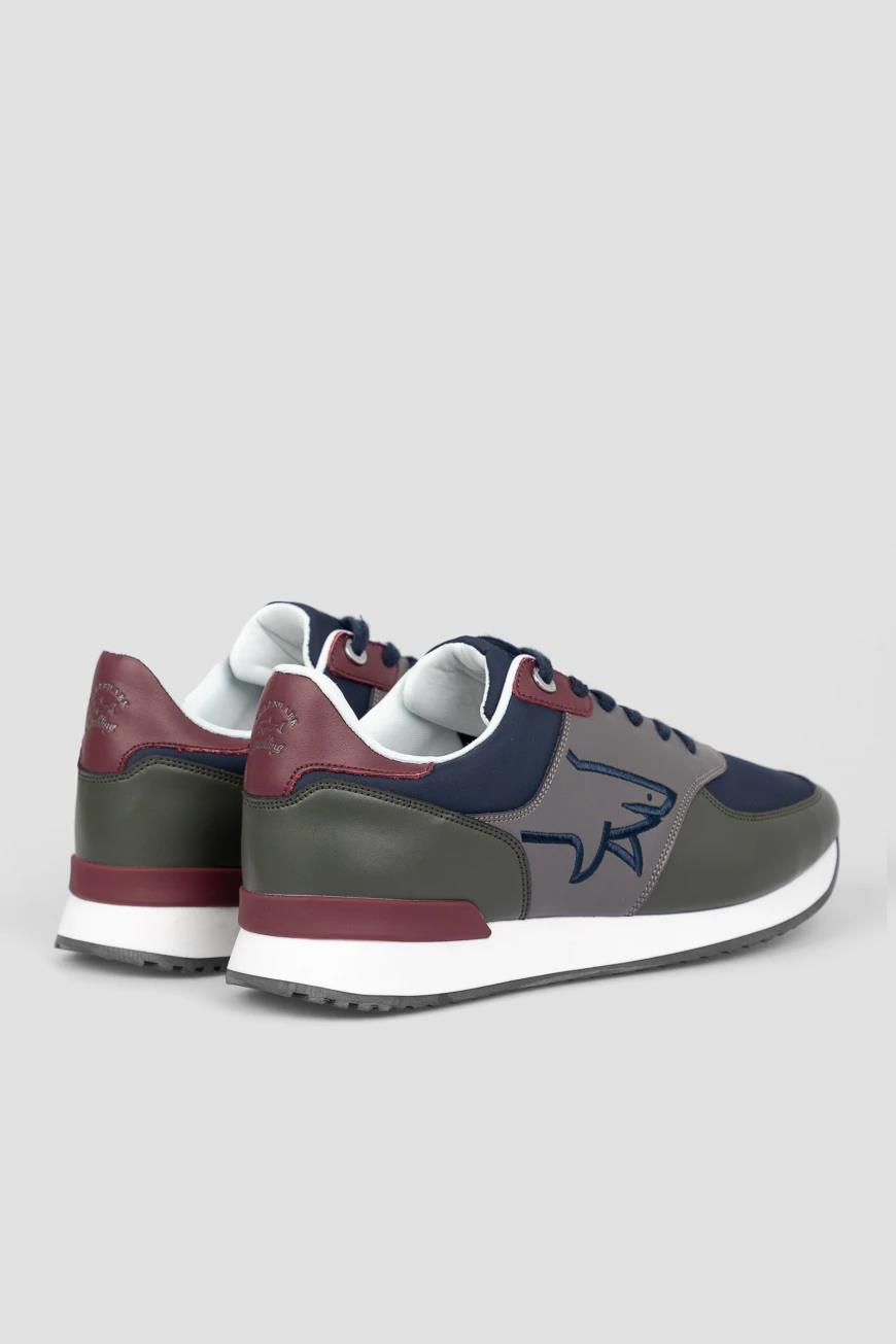 Paul Shark Paul Shark Erkek Deri Rahat Taban Günlük Kullanım Yeşil Sneaker 12318010-089