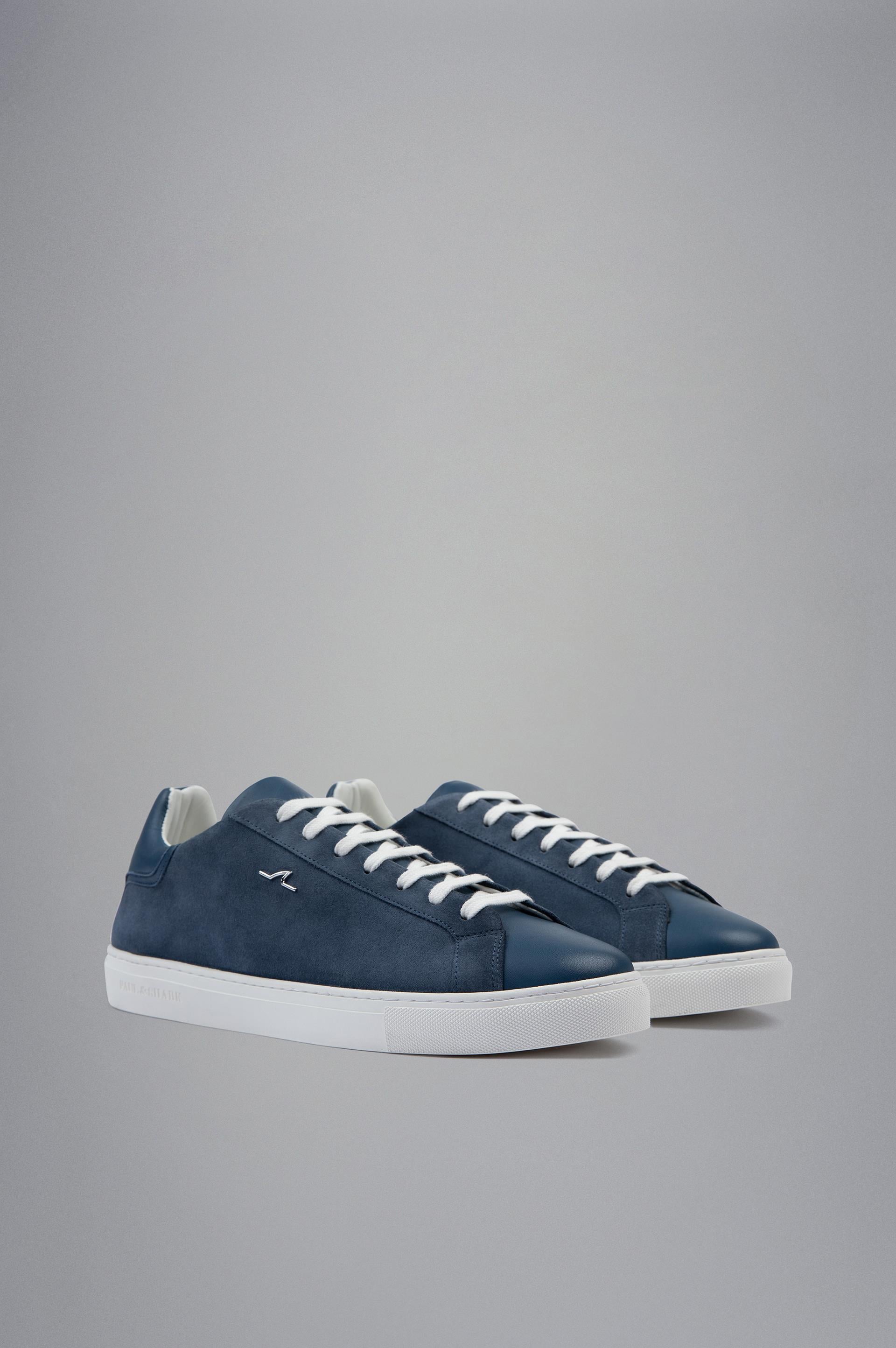 Paul Shark Paul Shark Erkek Deri Rahat Taban Günlük Kullanım Mavi Sneaker 24418002-420