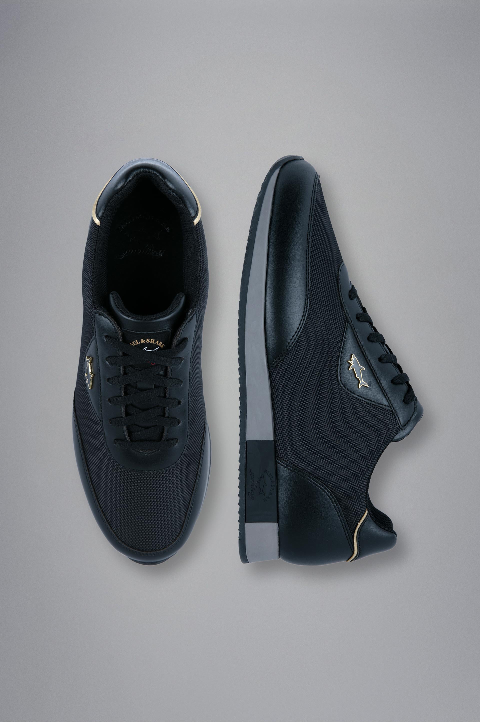 Paul Shark Paul Shark Erkek Deri Rahat Taban Günlük Kullanım Siyah Sneaker 13318000-011