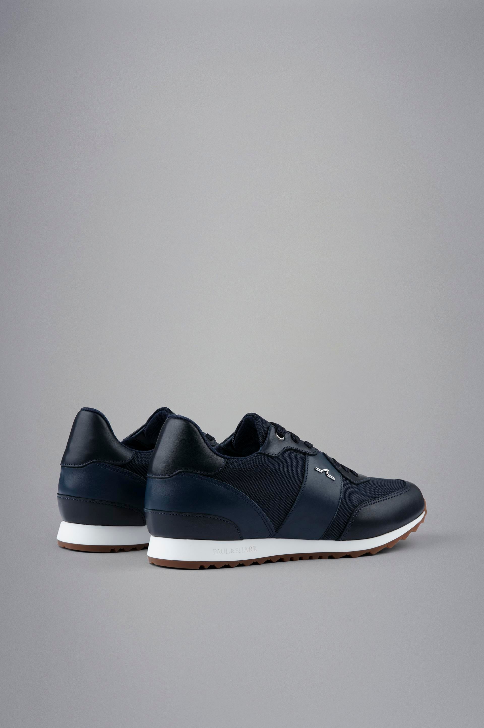 Paul Shark Paul Shark Erkek Deri Rahat Taban Günlük Kullanım Mavi Sneaker 24418009-013