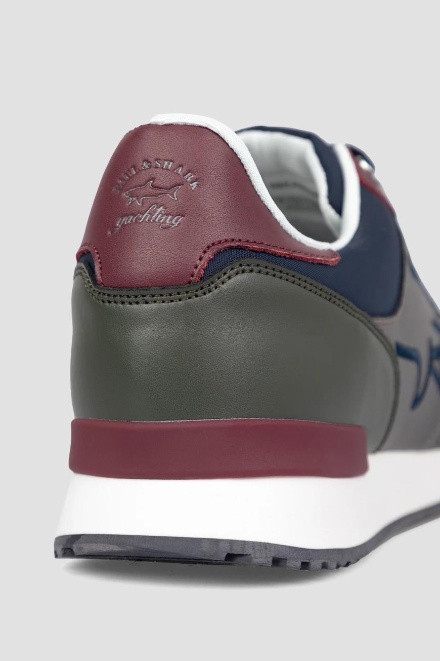 Paul Shark Paul Shark Erkek Deri Rahat Taban Günlük Kullanım Yeşil Sneaker 12318010-089
