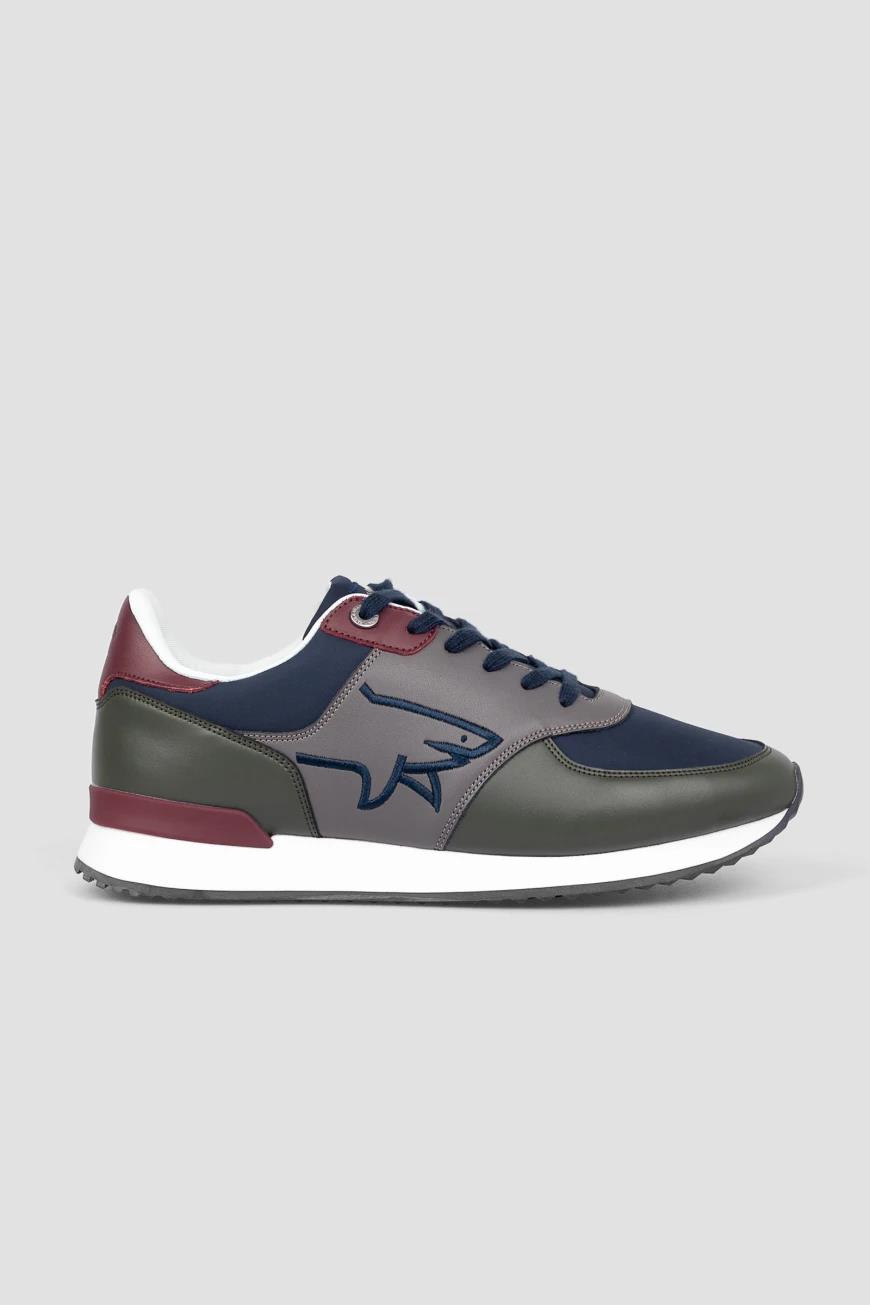 Paul Shark Paul Shark Erkek Deri Rahat Taban Günlük Kullanım Yeşil Sneaker 12318010-089