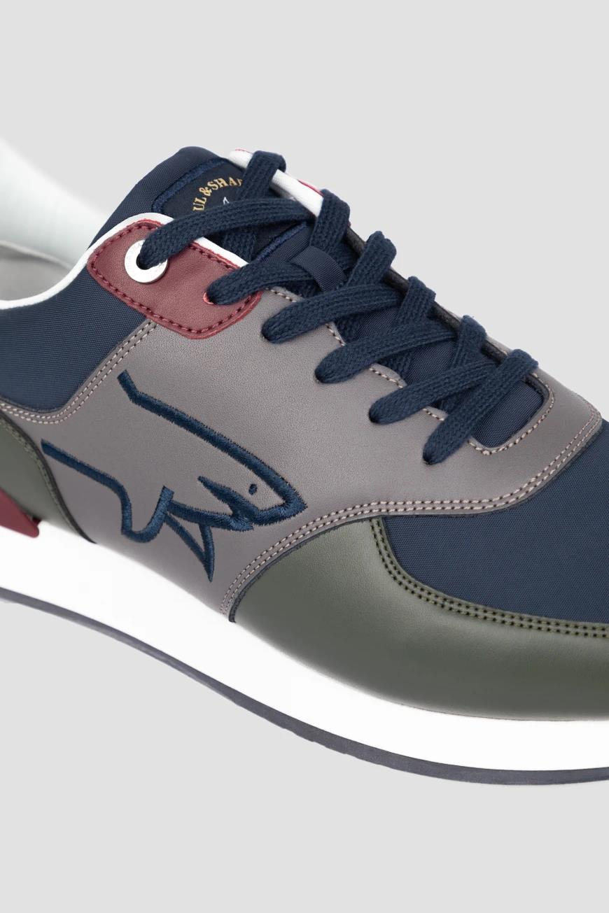 Paul Shark Paul Shark Erkek Deri Rahat Taban Günlük Kullanım Yeşil Sneaker 12318010-089