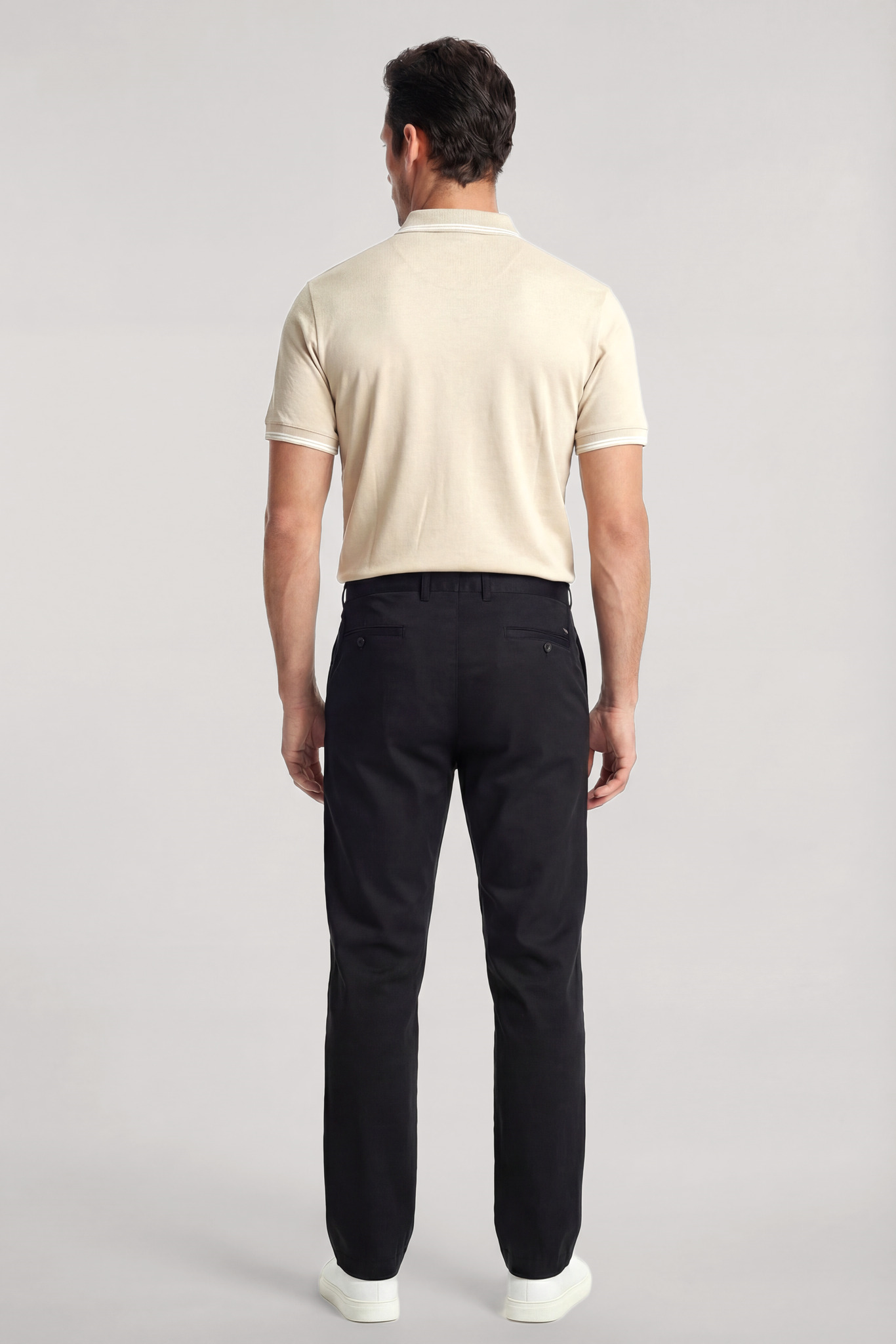 Paul Shark Paul Shark Erkek Düğme Kapama Kısa Kol %100 Pamuk Bej Polo Yaka T-Shirt 26411256SM-348