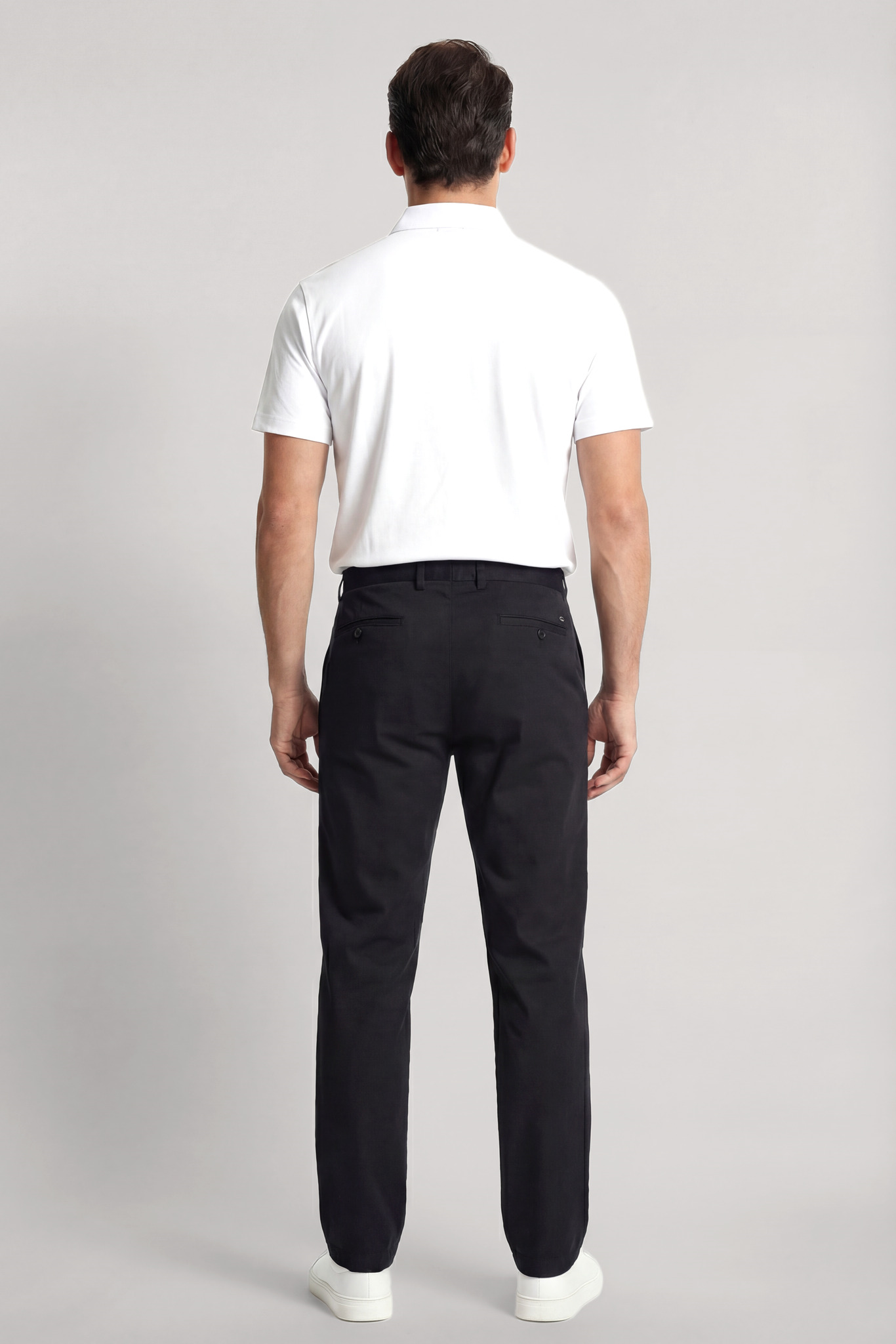 Paul Shark Paul Shark Erkek Düğme Kapama Kısa Kol %100 Pamuk Beyaz Polo Yaka T-Shirt 26411273-010