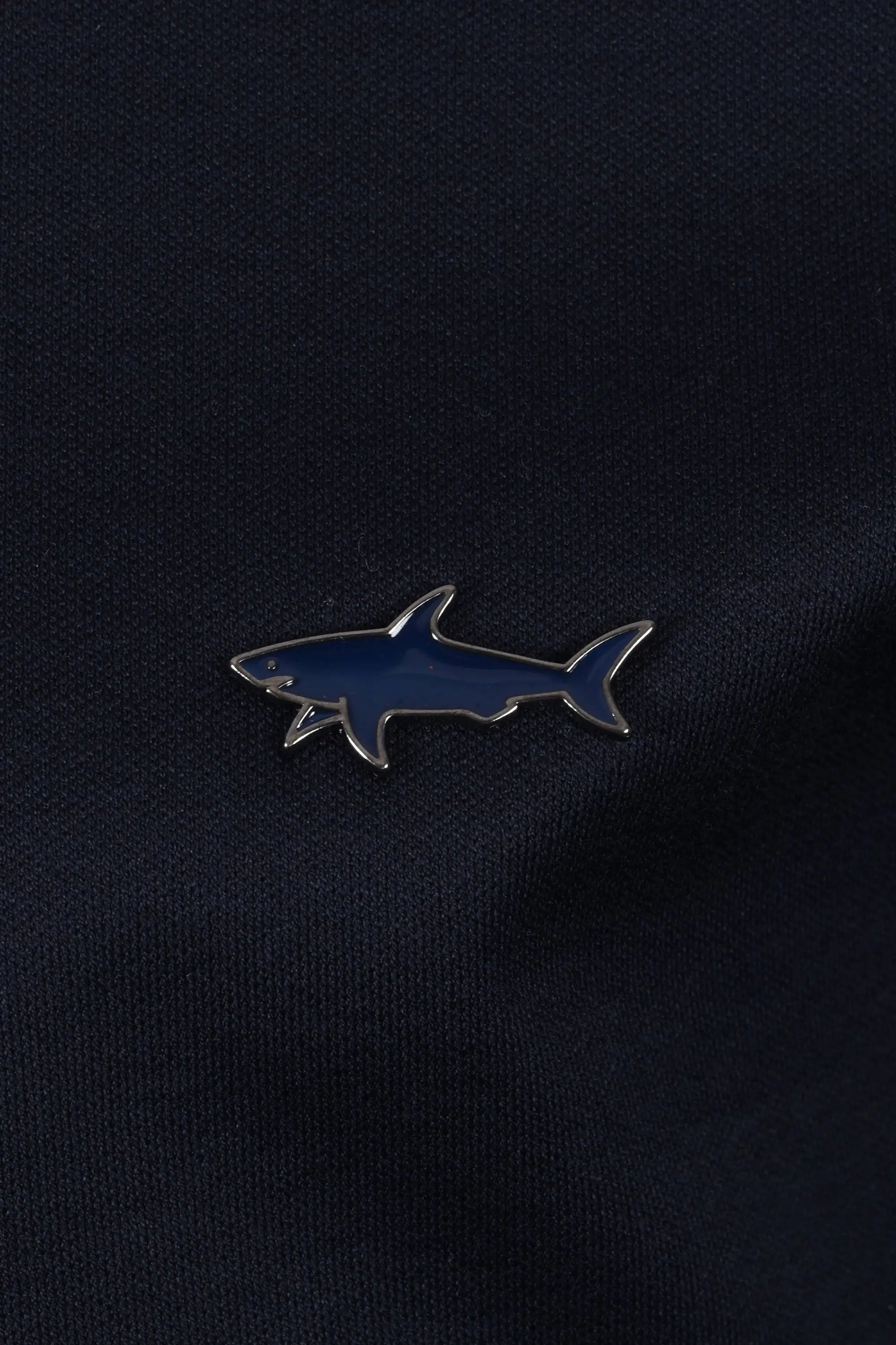 Paul Shark Paul Shark Erkek Düğme Kapama Kısa Kol %100 Pamuk Lacivert Polo Yaka T-Shirt 26411214SM-013