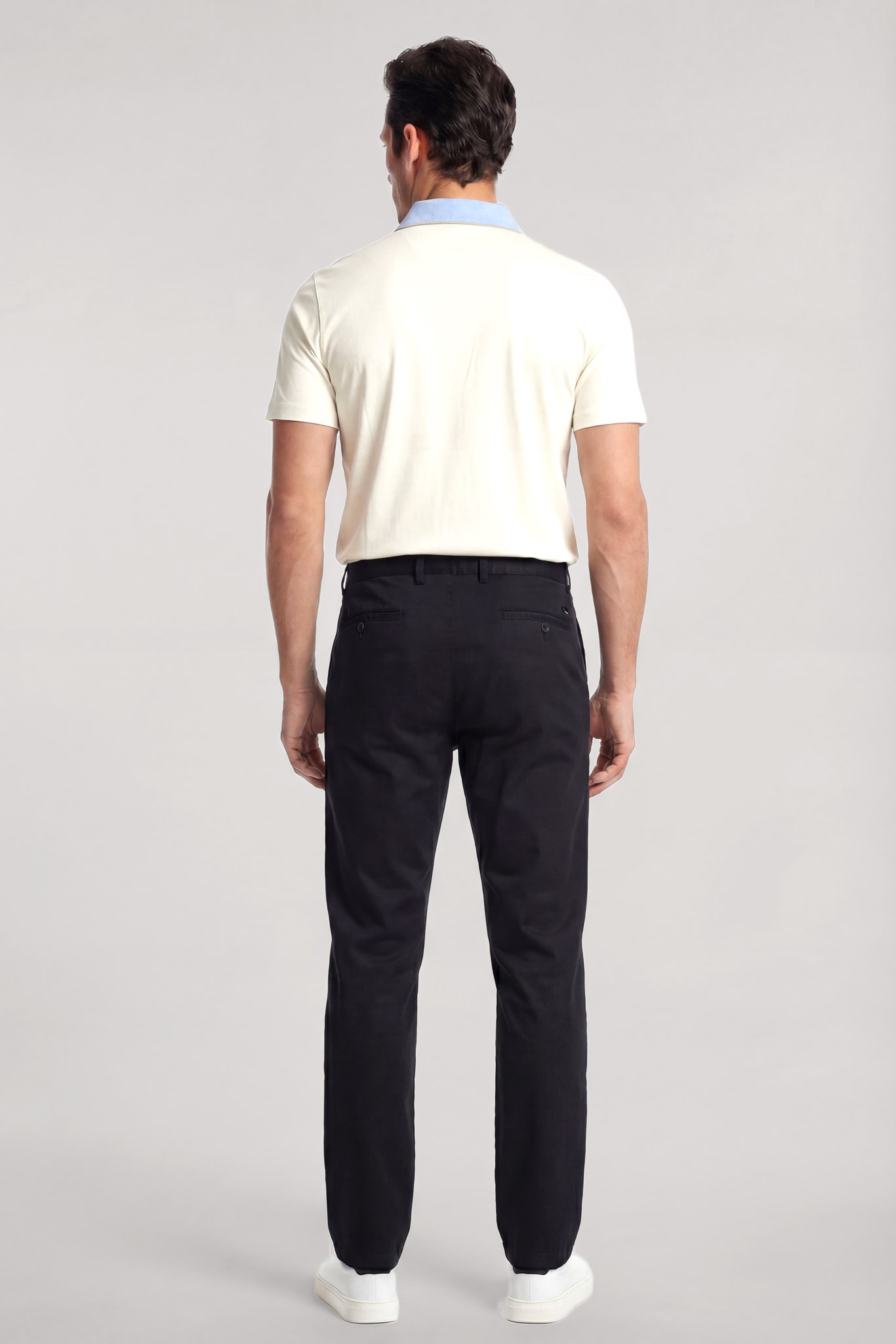 Paul Shark Paul Shark Erkek Düğme Kapama Kısa Kol %100 Pamuk Beyaz Polo Yaka T-Shirt 26411214SM-108